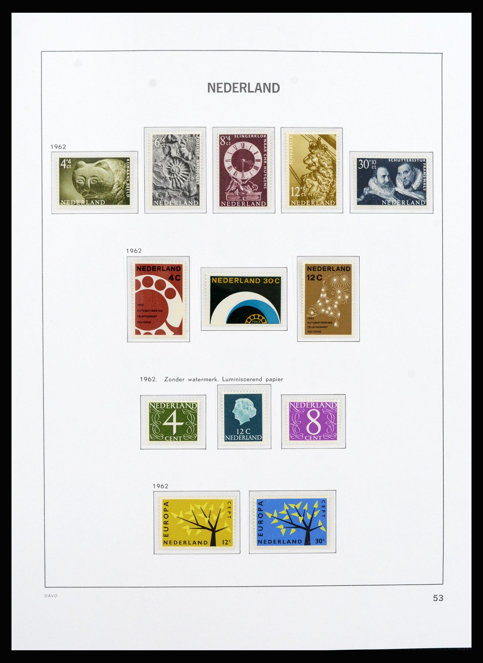 37266 058 - Postzegelverzameling 37266 Nederland 1876-1969.