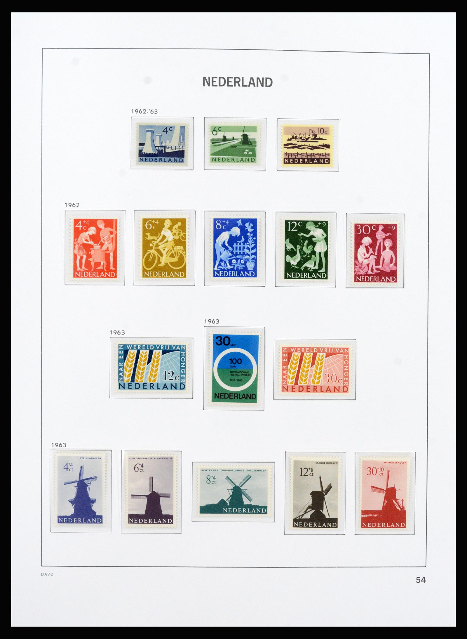 37266 059 - Postzegelverzameling 37266 Nederland 1876-1969.