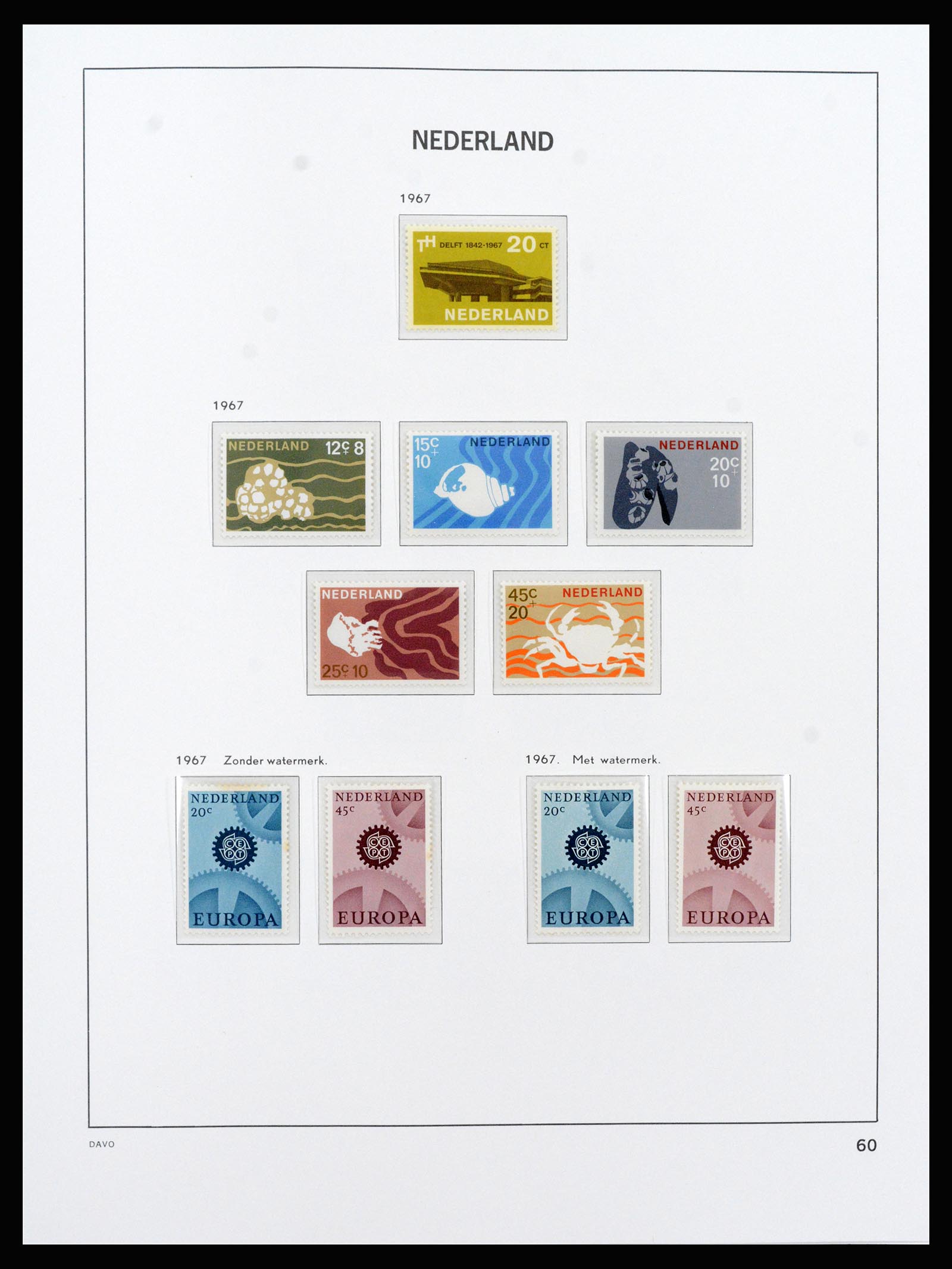37266 065 - Postzegelverzameling 37266 Nederland 1876-1969.