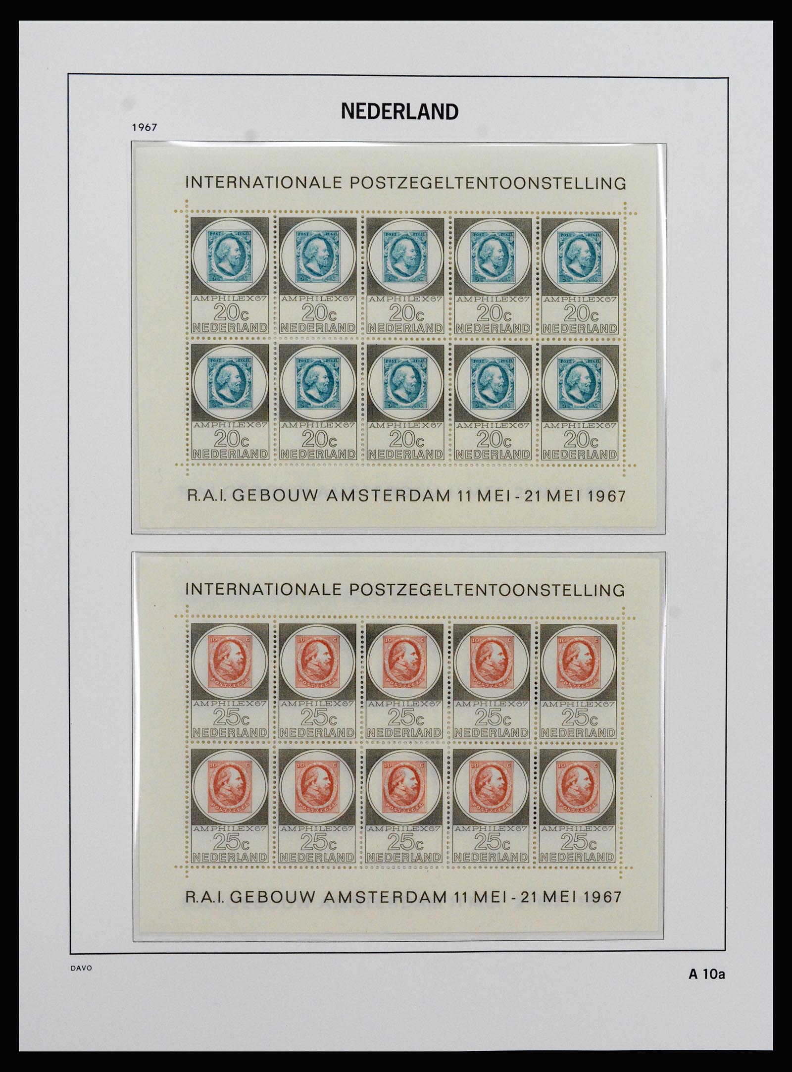 37266 073 - Postzegelverzameling 37266 Nederland 1876-1969.