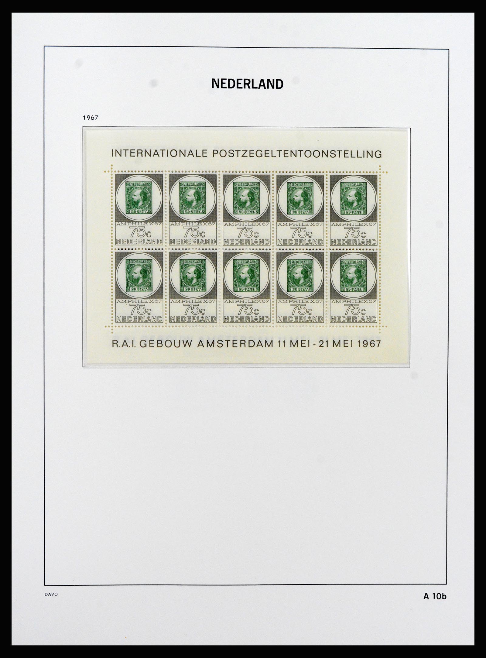 37266 074 - Postzegelverzameling 37266 Nederland 1876-1969.