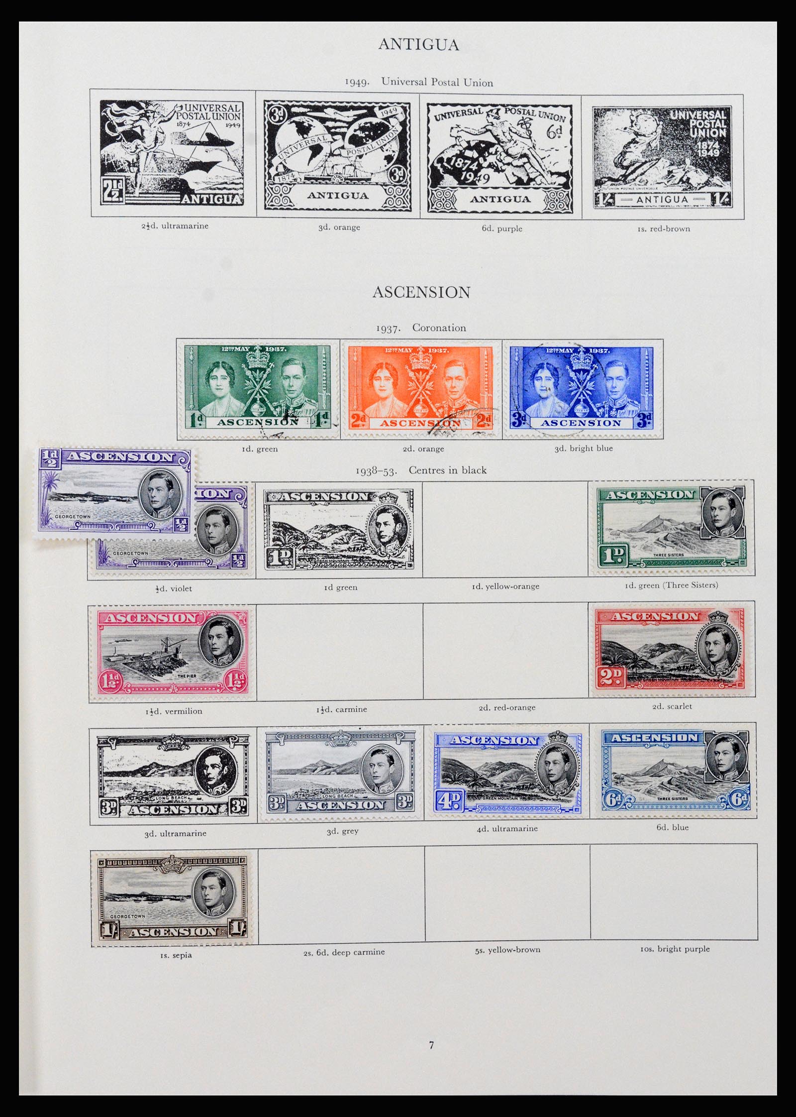 37267 004 - Postzegelverzameling 37267 Engelse koloniën 1937-1951.