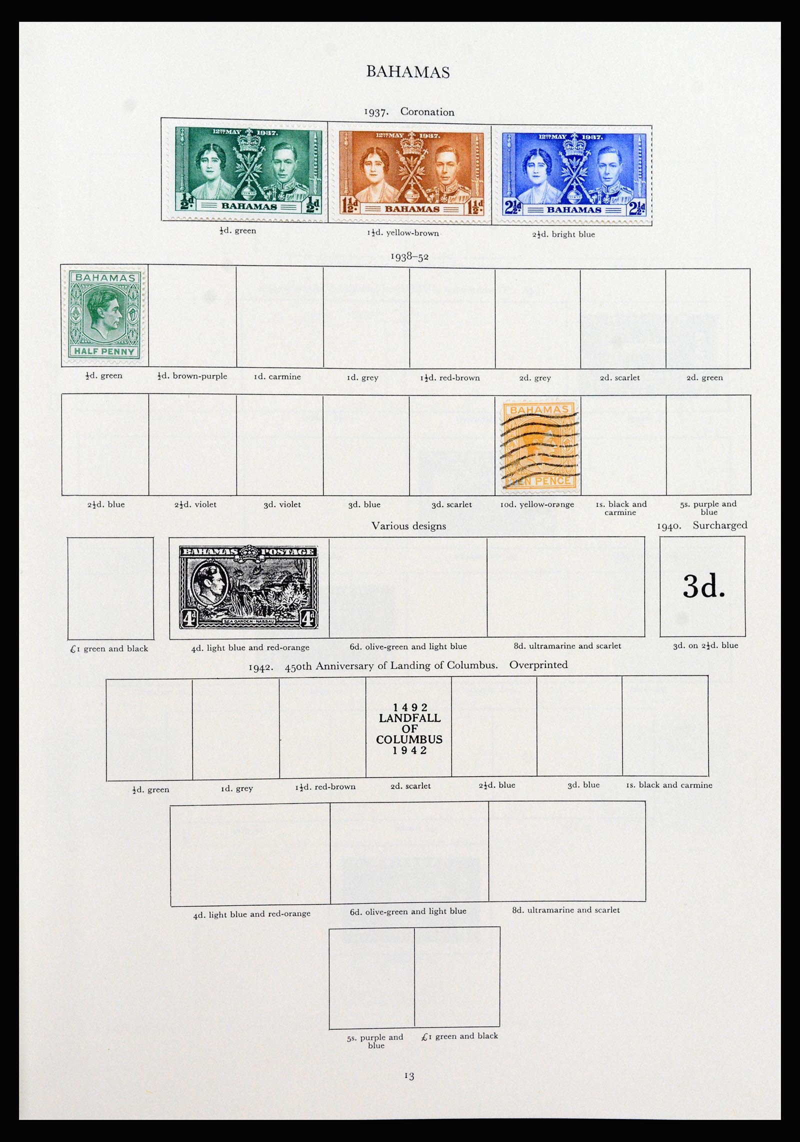 37267 008 - Postzegelverzameling 37267 Engelse koloniën 1937-1951.