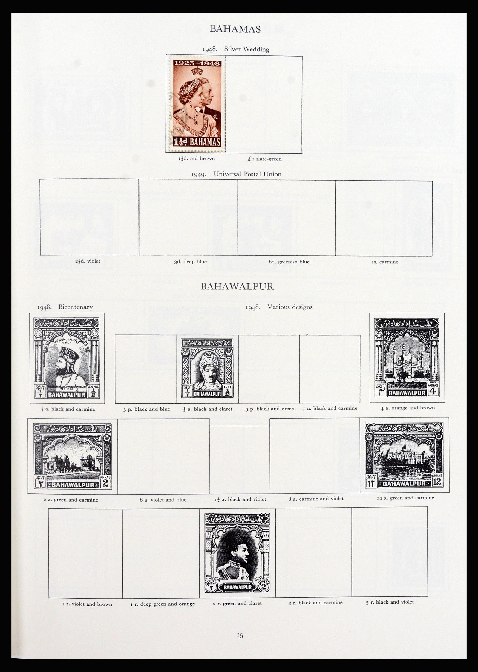 37267 009 - Postzegelverzameling 37267 Engelse koloniën 1937-1951.
