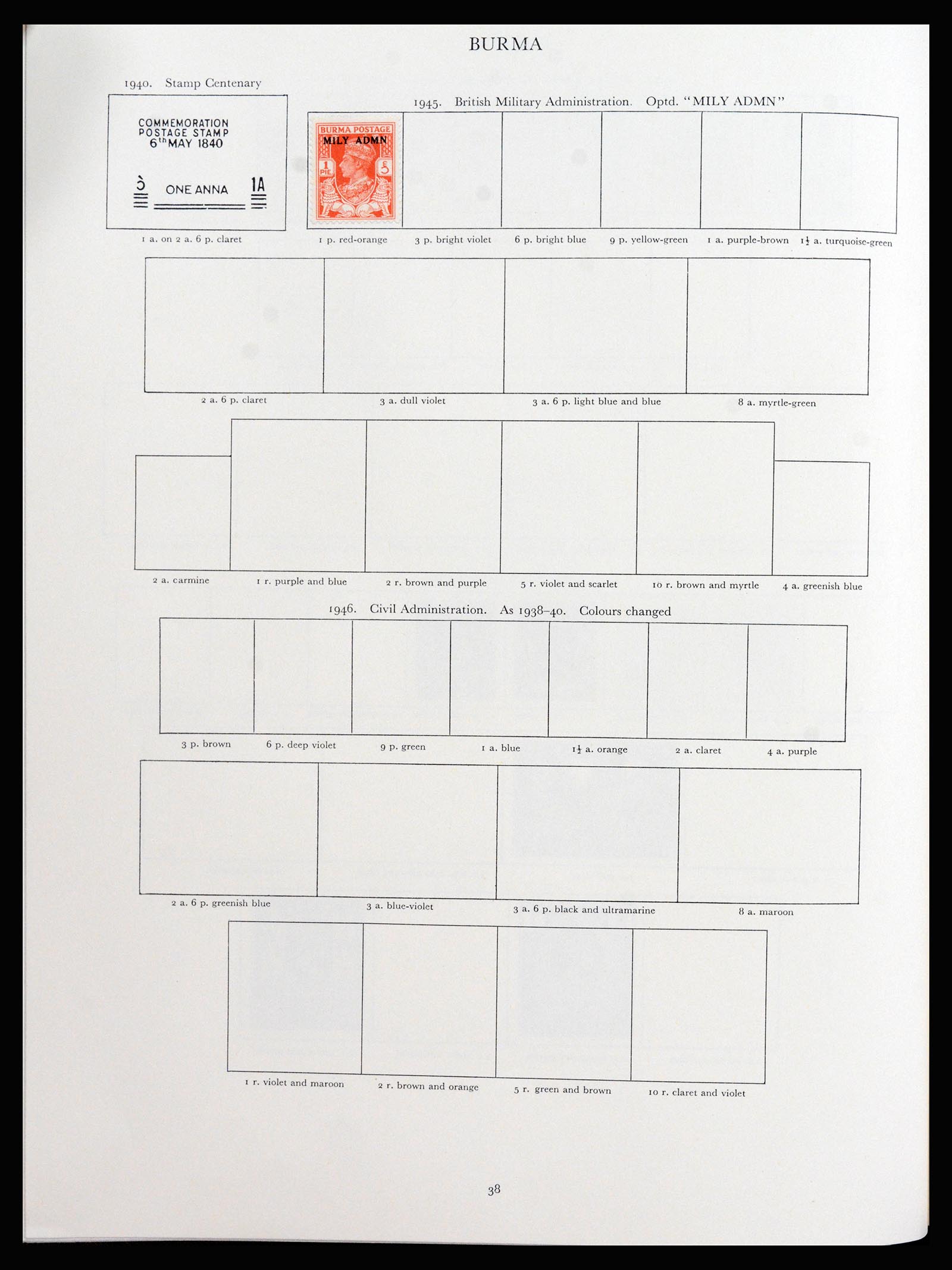 37267 020 - Postzegelverzameling 37267 Engelse koloniën 1937-1951.