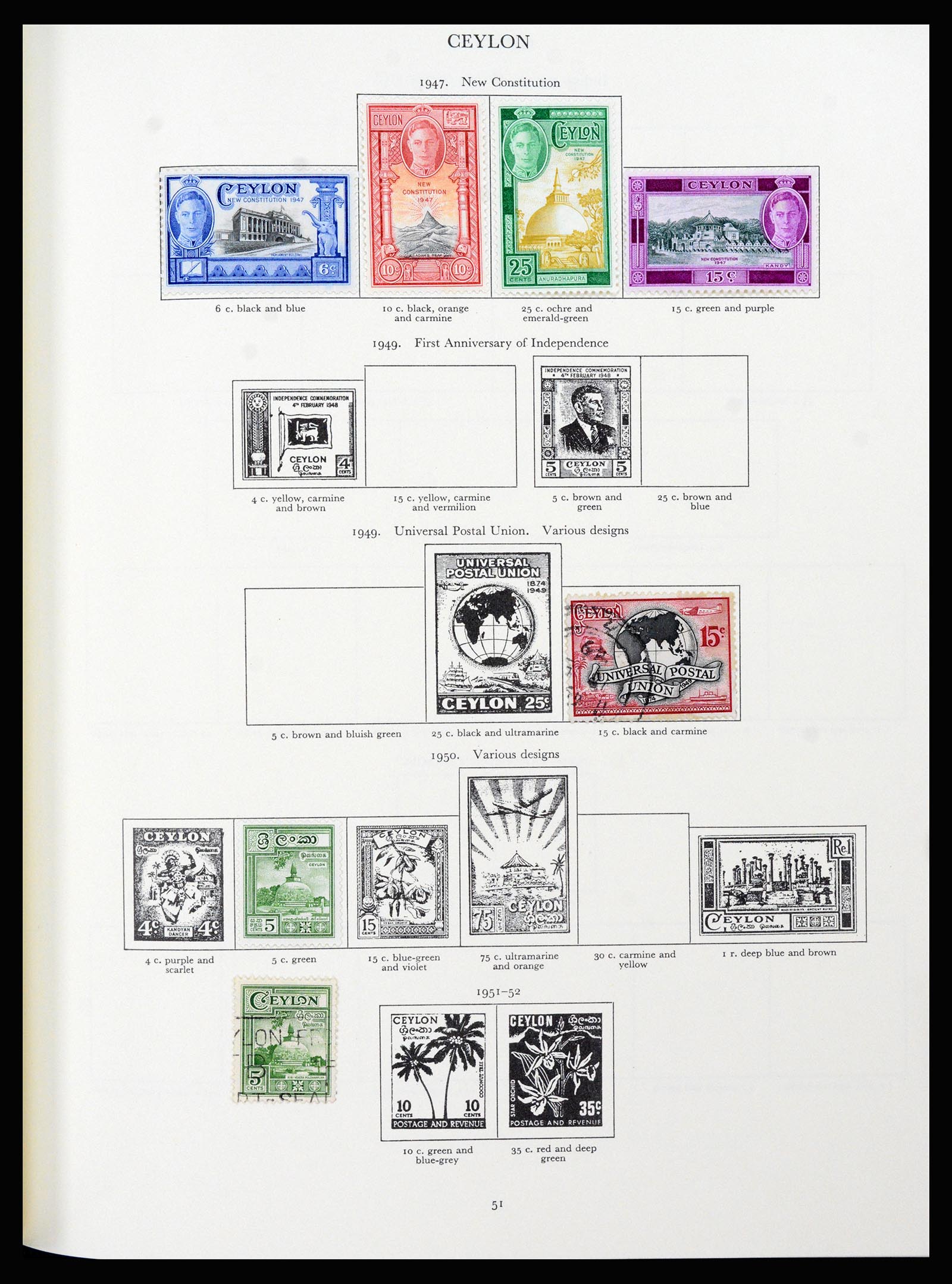 37267 029 - Postzegelverzameling 37267 Engelse koloniën 1937-1951.