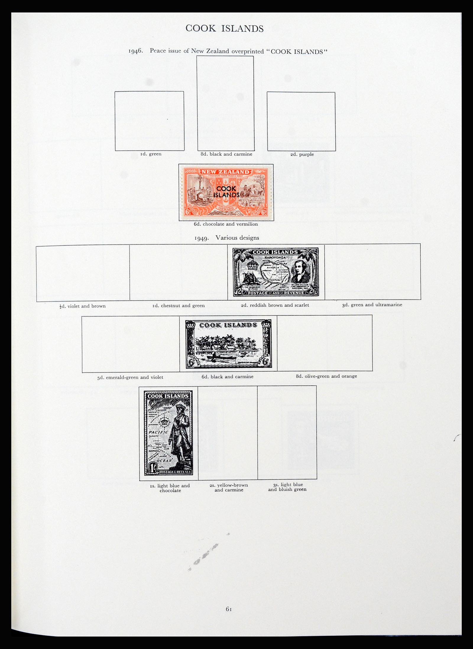 37267 031 - Postzegelverzameling 37267 Engelse koloniën 1937-1951.