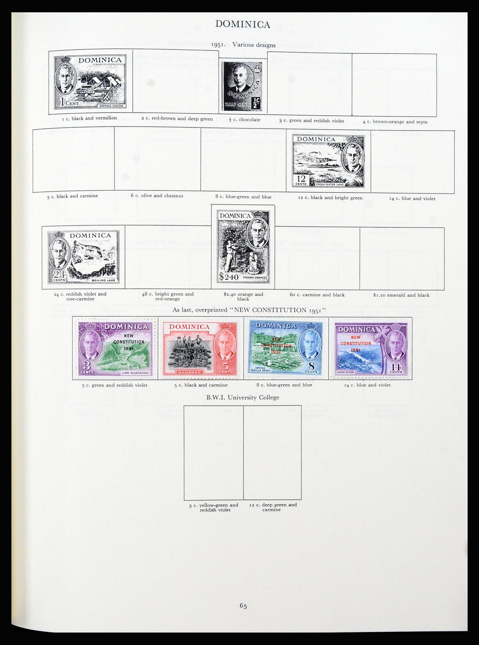 37267 035 - Postzegelverzameling 37267 Engelse koloniën 1937-1951.
