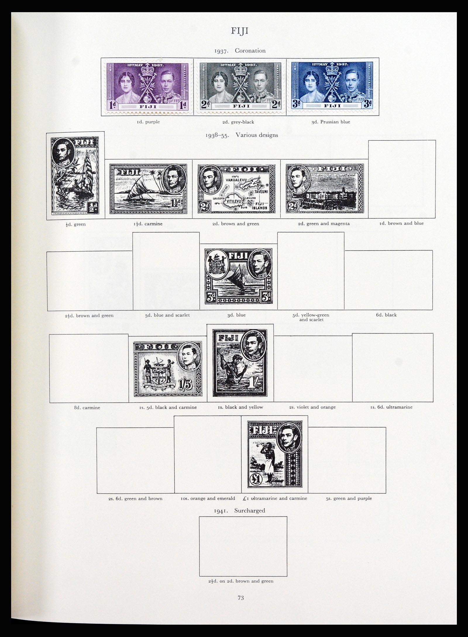 37267 038 - Postzegelverzameling 37267 Engelse koloniën 1937-1951.