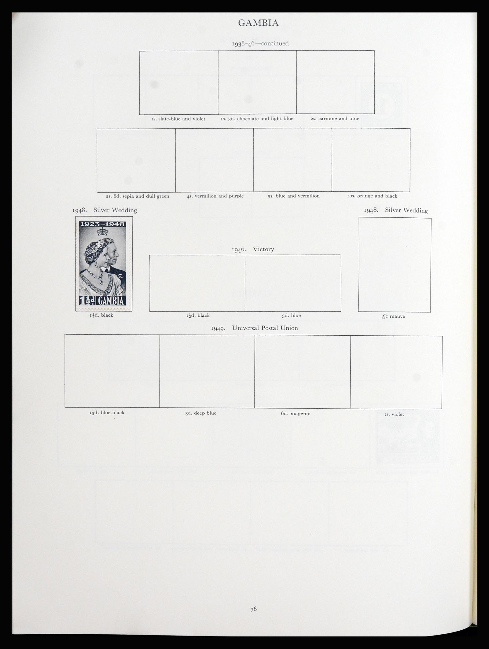 37267 040 - Postzegelverzameling 37267 Engelse koloniën 1937-1951.