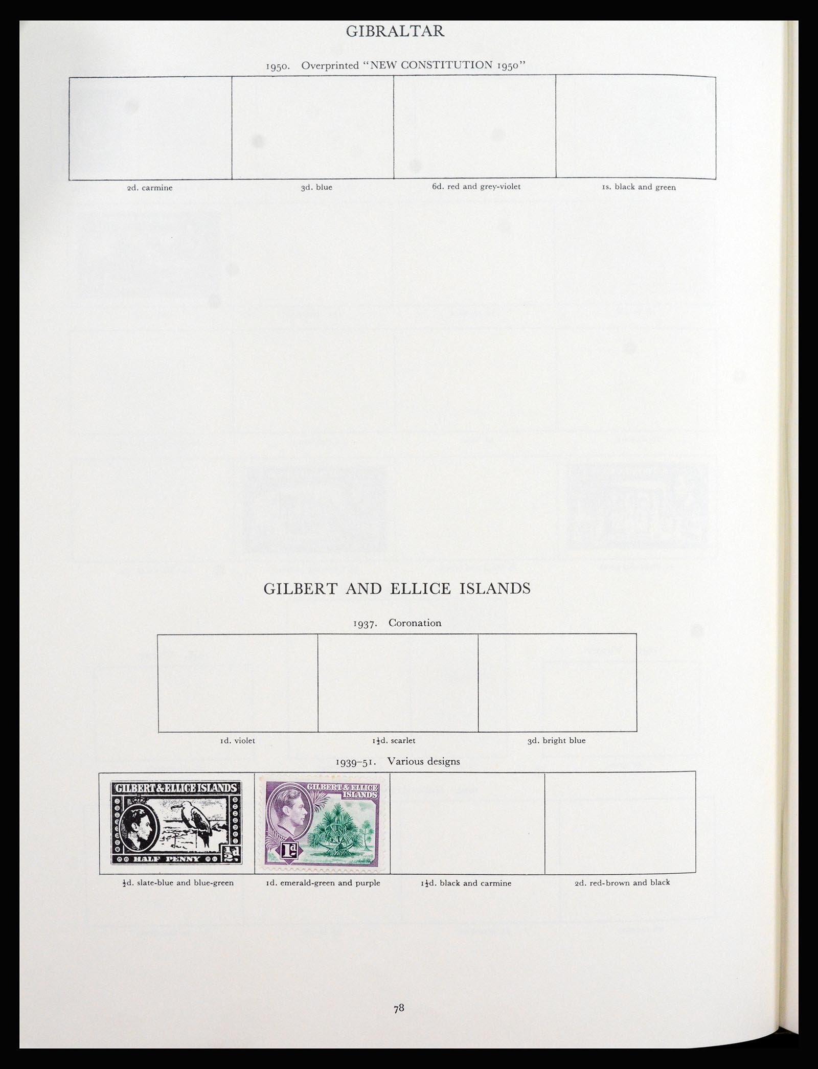 37267 042 - Postzegelverzameling 37267 Engelse koloniën 1937-1951.