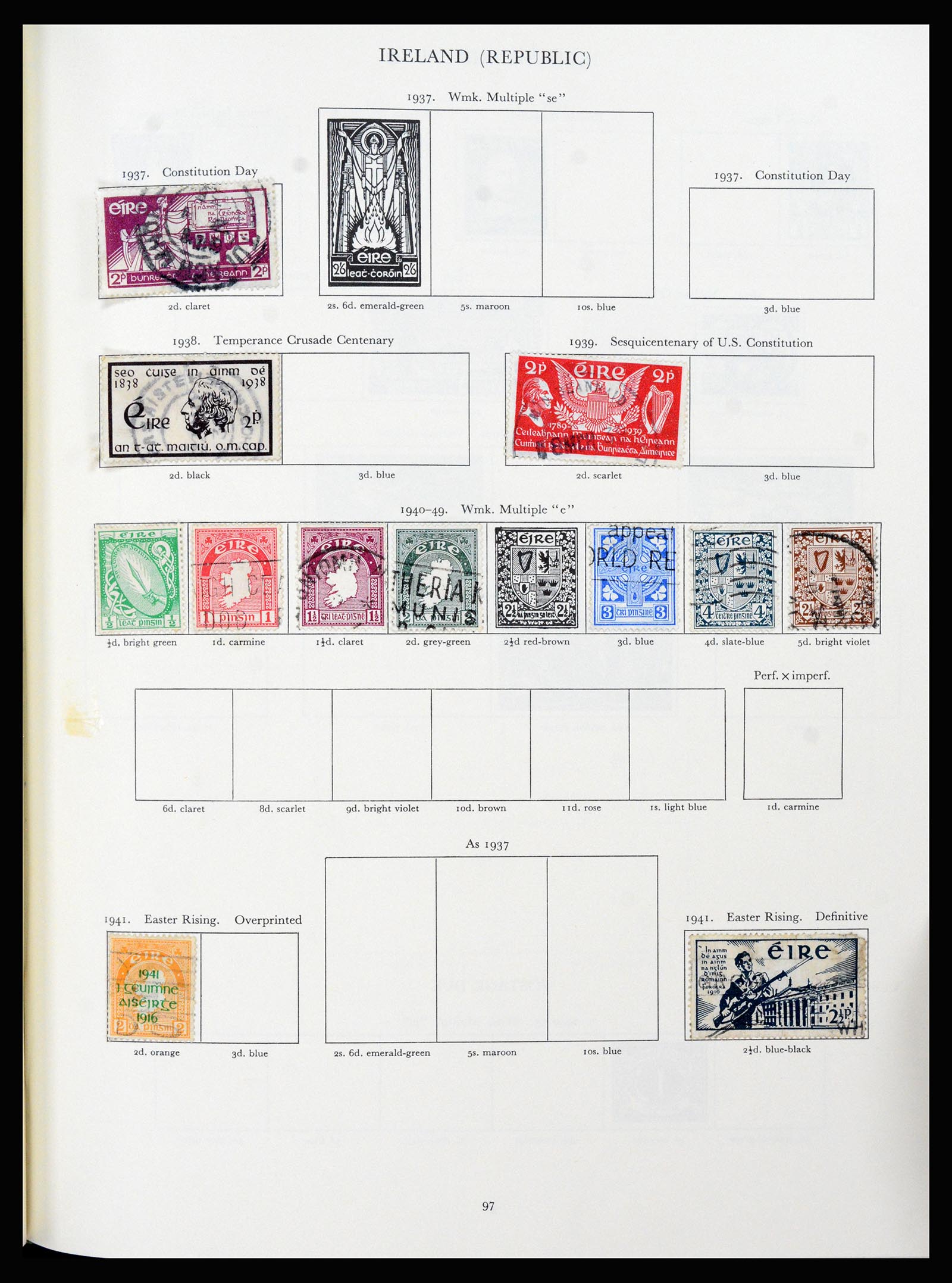 37267 054 - Postzegelverzameling 37267 Engelse koloniën 1937-1951.