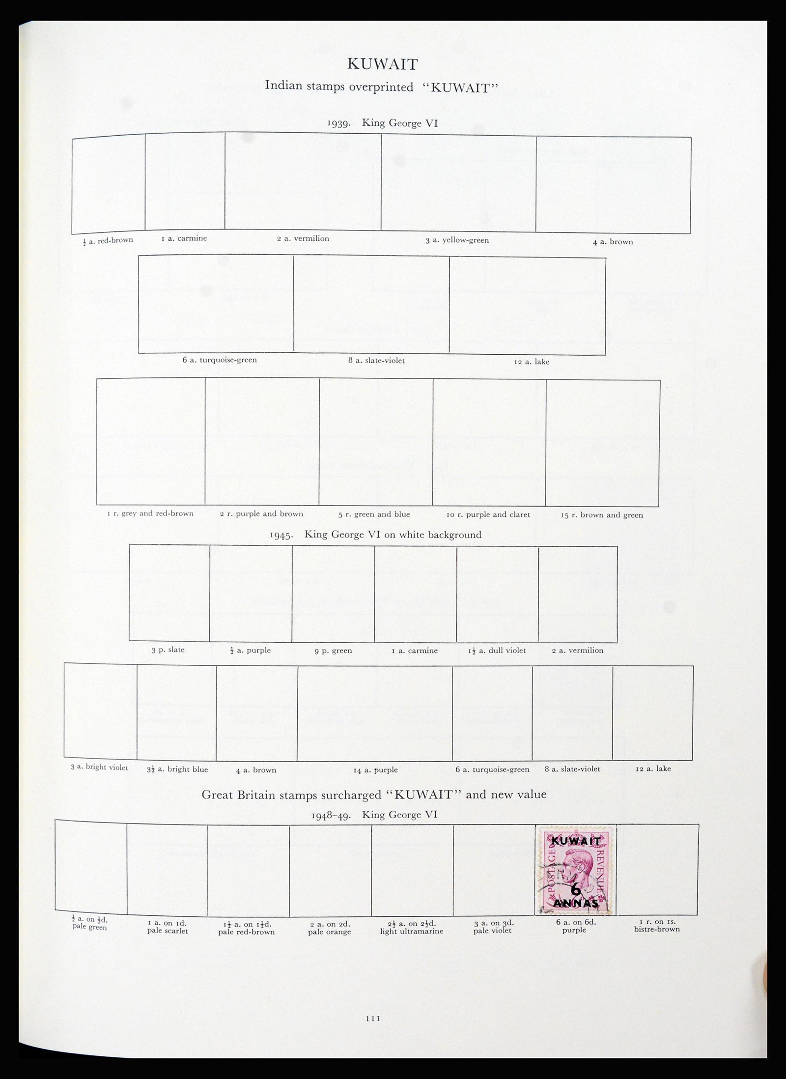 37267 062 - Postzegelverzameling 37267 Engelse koloniën 1937-1951.