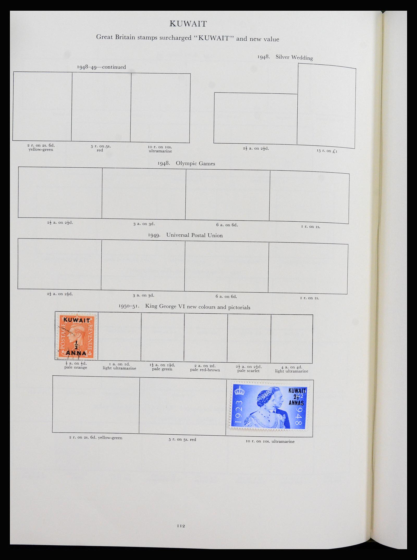 37267 063 - Postzegelverzameling 37267 Engelse koloniën 1937-1951.