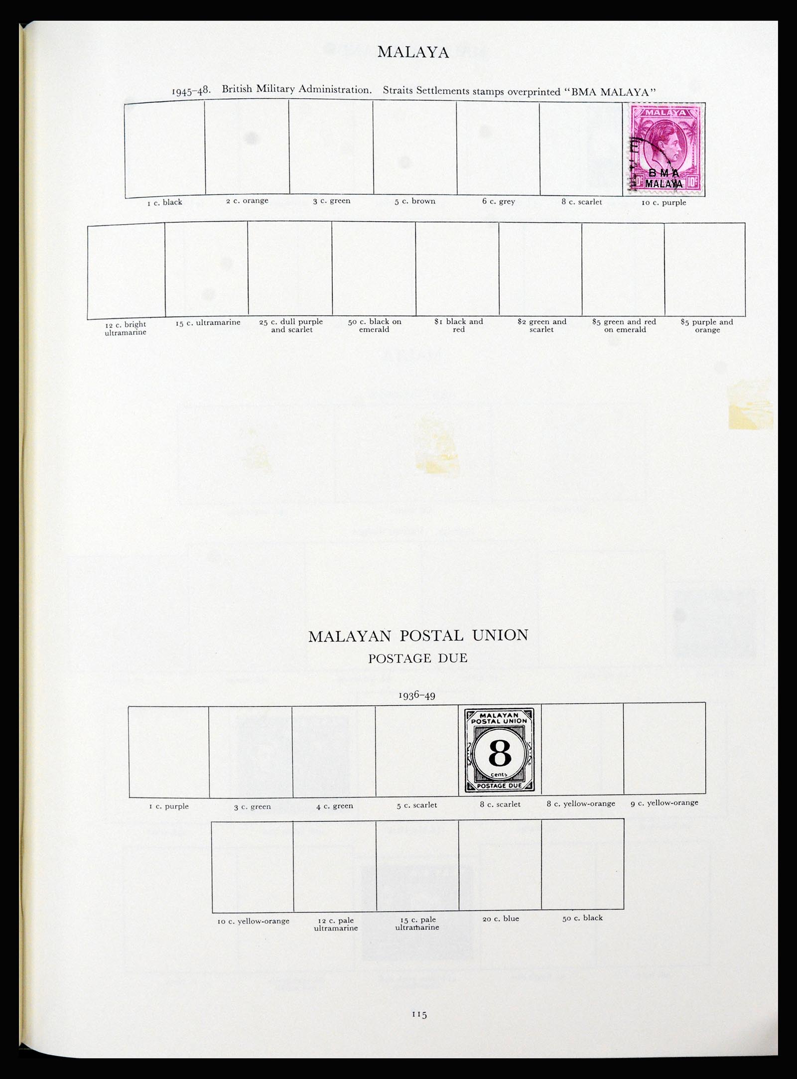 37267 066 - Postzegelverzameling 37267 Engelse koloniën 1937-1951.