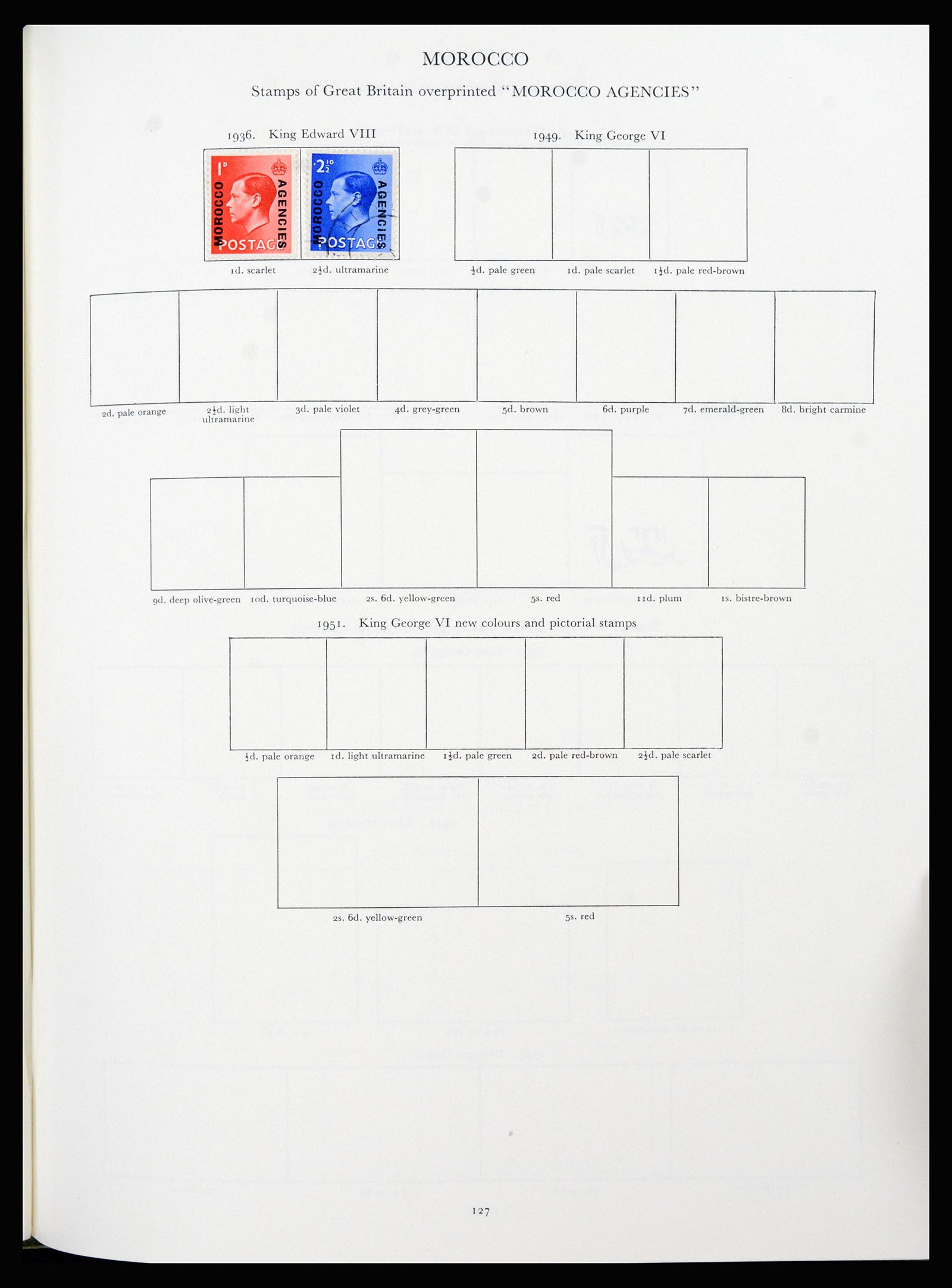 37267 074 - Postzegelverzameling 37267 Engelse koloniën 1937-1951.