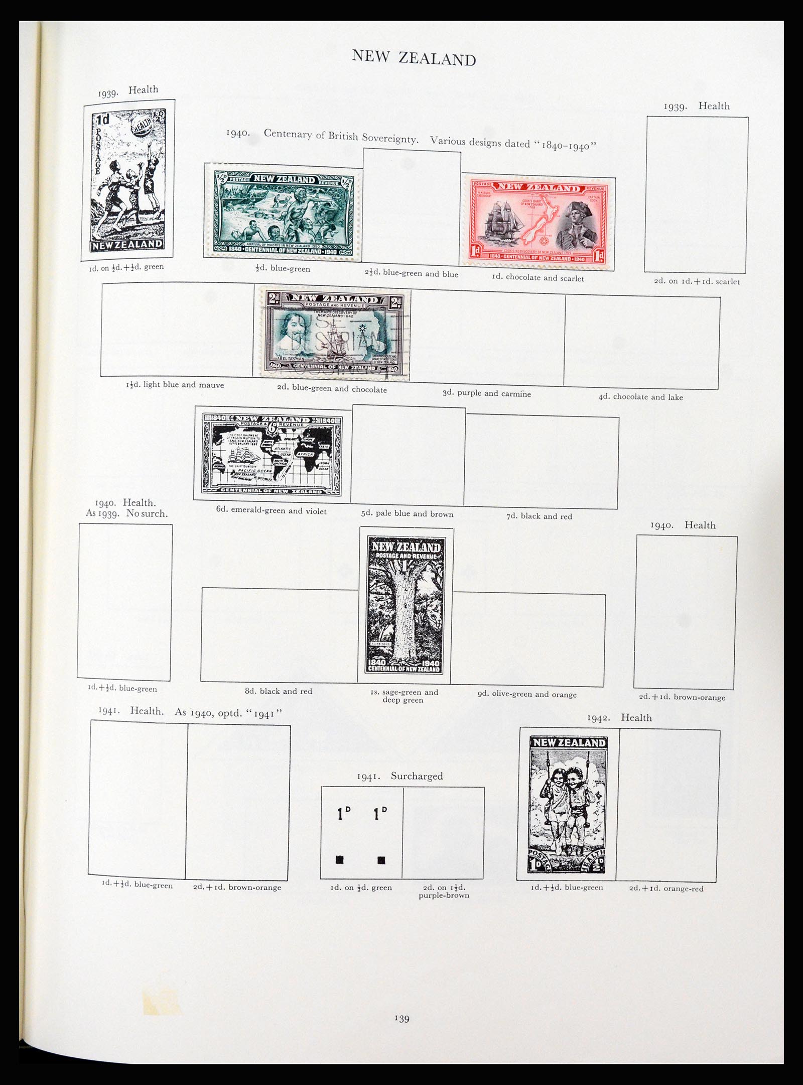 37267 079 - Postzegelverzameling 37267 Engelse koloniën 1937-1951.