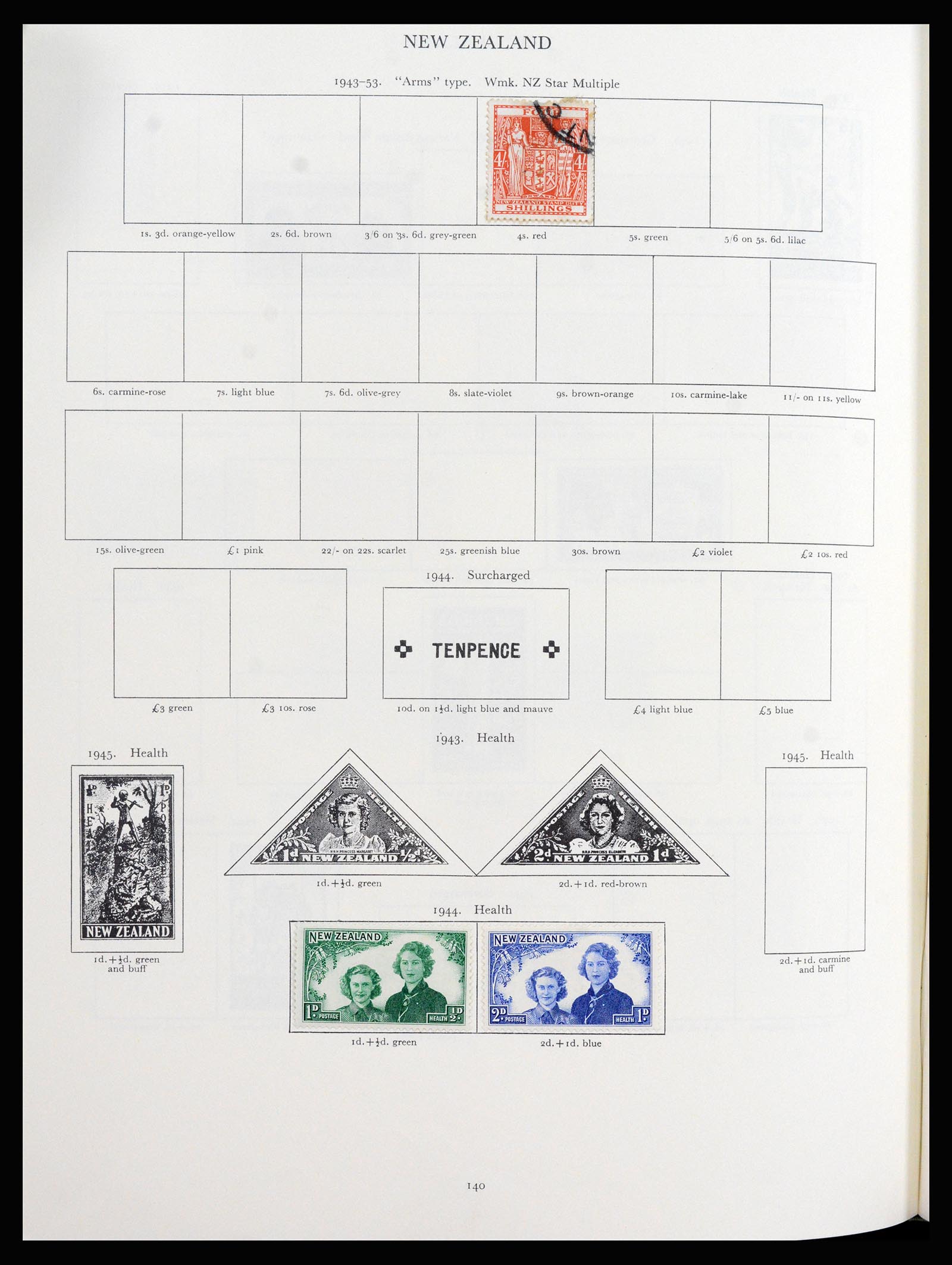 37267 080 - Postzegelverzameling 37267 Engelse koloniën 1937-1951.