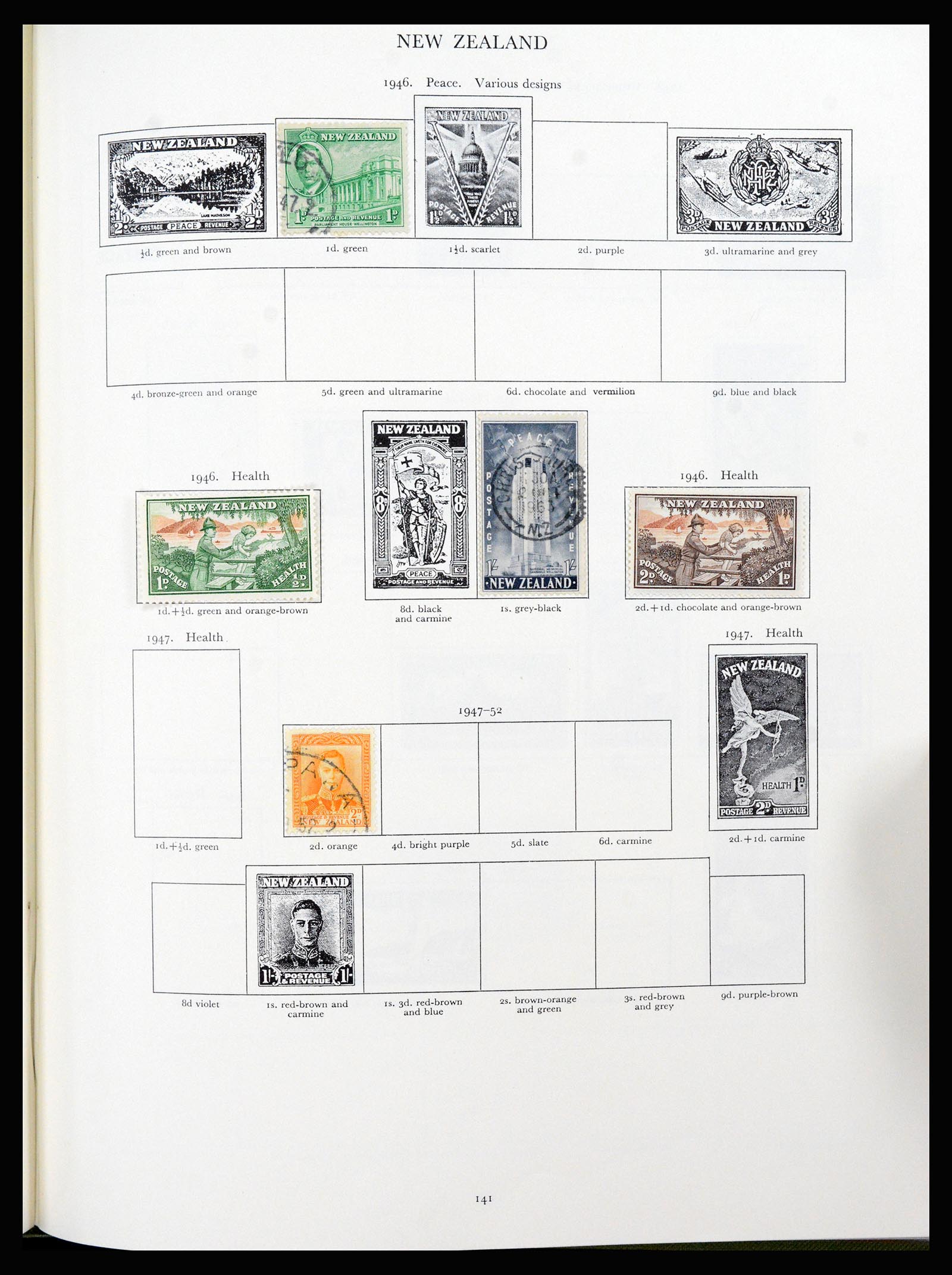 37267 081 - Postzegelverzameling 37267 Engelse koloniën 1937-1951.