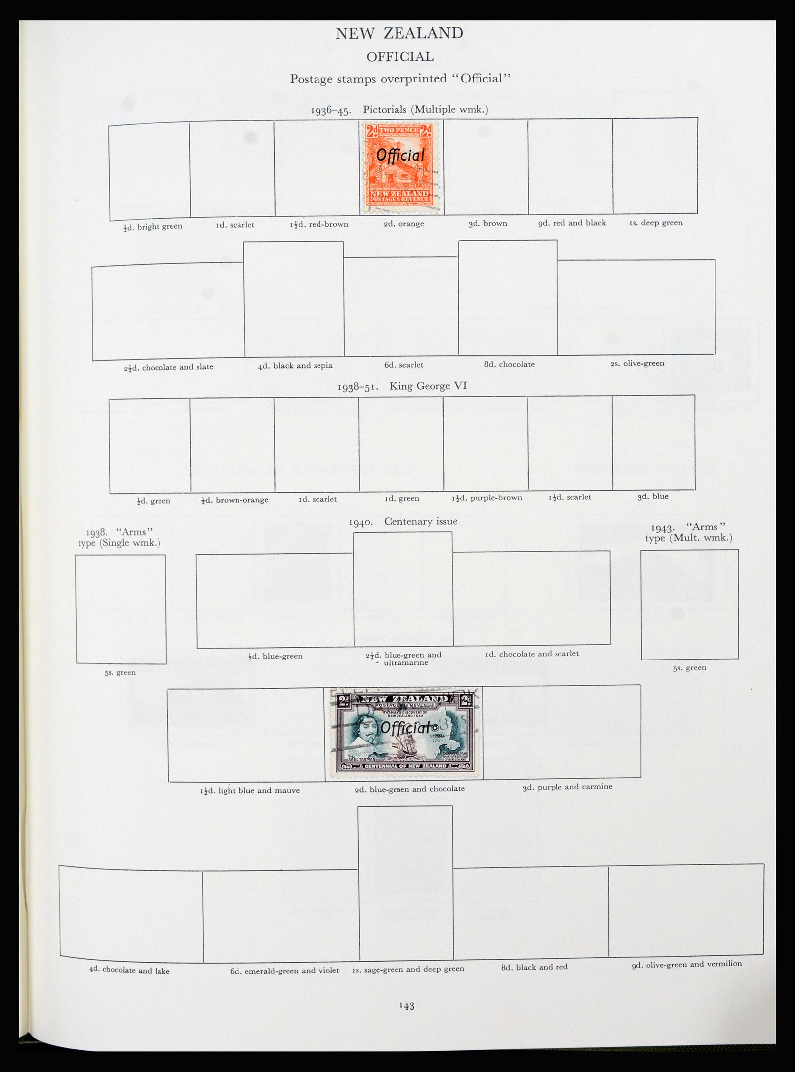 37267 083 - Postzegelverzameling 37267 Engelse koloniën 1937-1951.