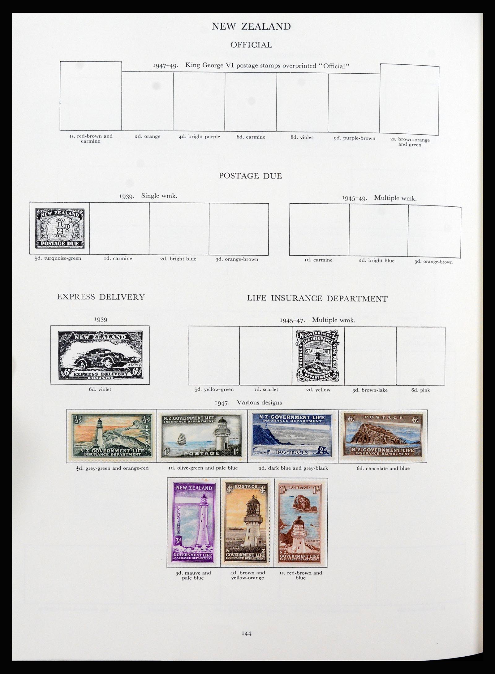 37267 084 - Postzegelverzameling 37267 Engelse koloniën 1937-1951.