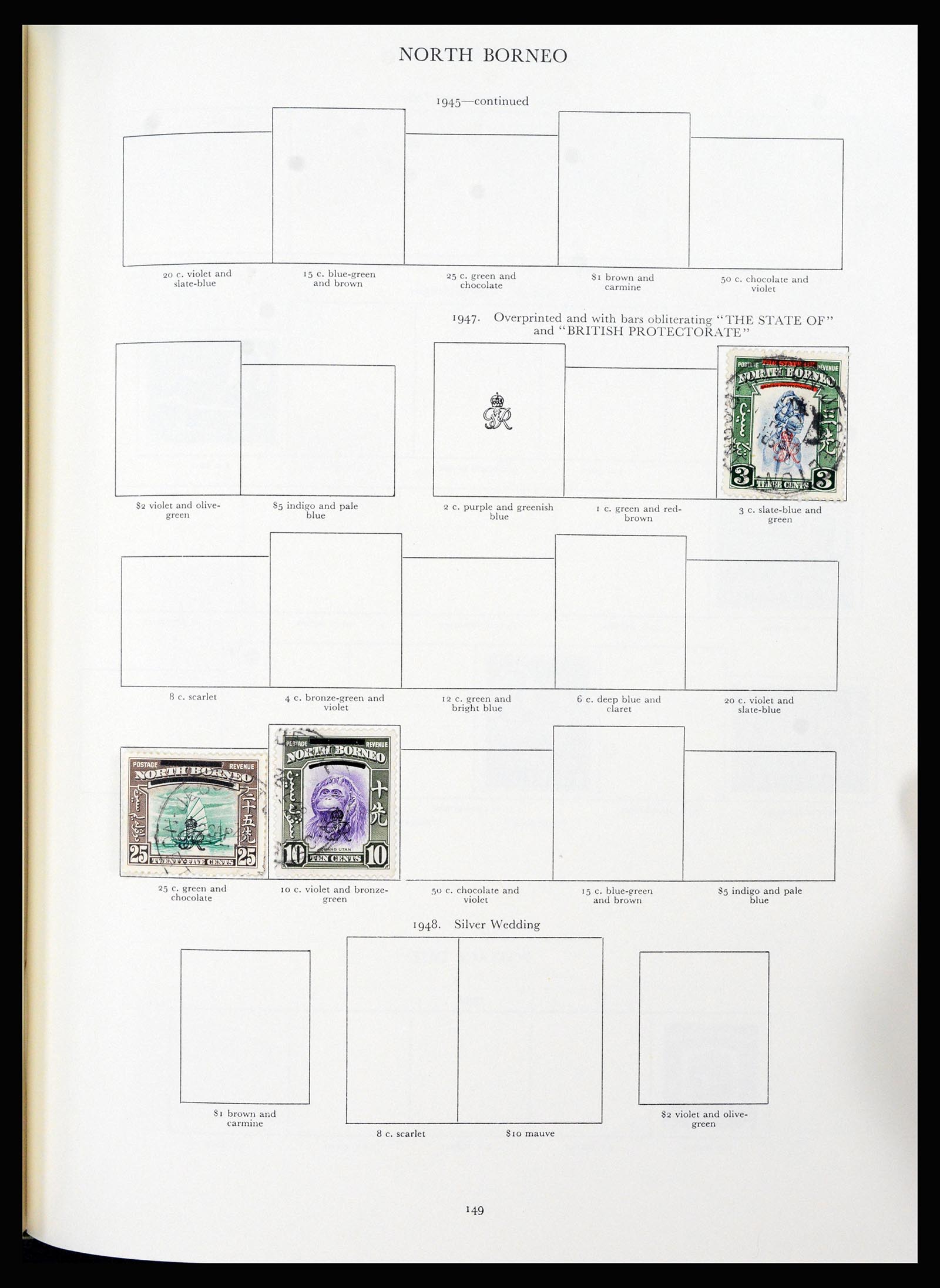 37267 087 - Postzegelverzameling 37267 Engelse koloniën 1937-1951.