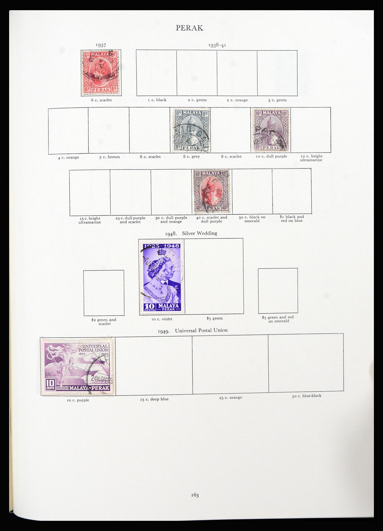 37267 092 - Postzegelverzameling 37267 Engelse koloniën 1937-1951.