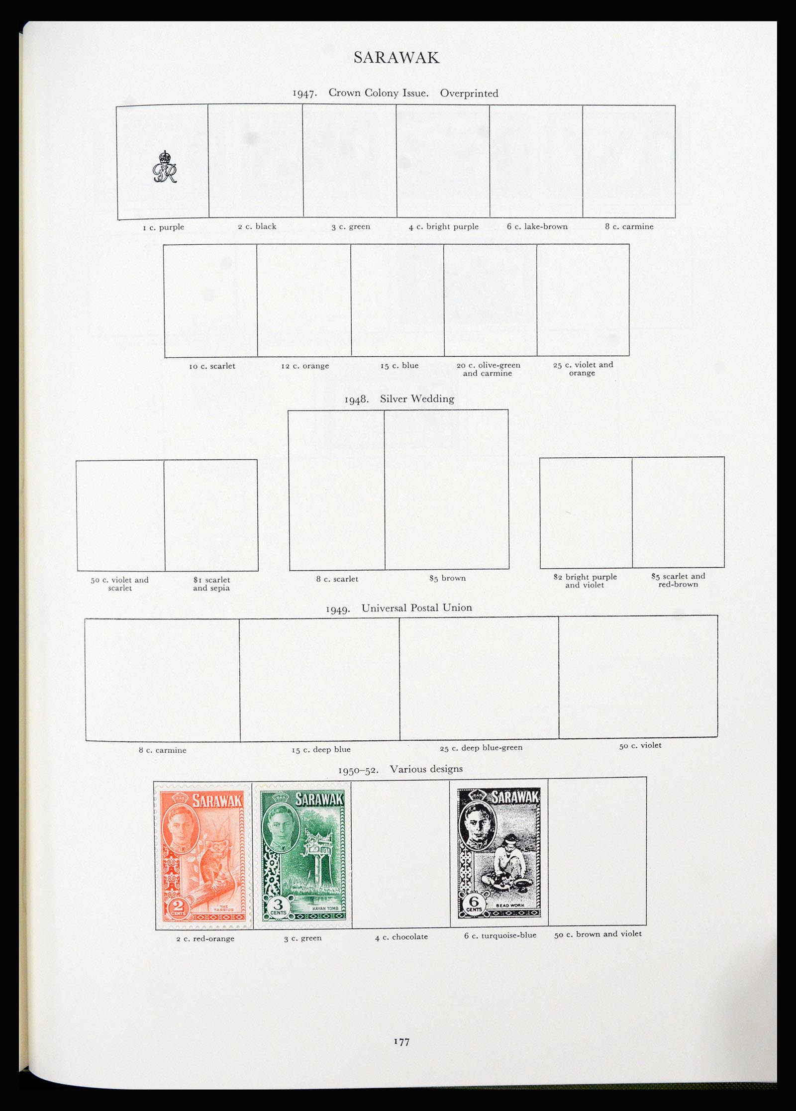 37267 098 - Postzegelverzameling 37267 Engelse koloniën 1937-1951.