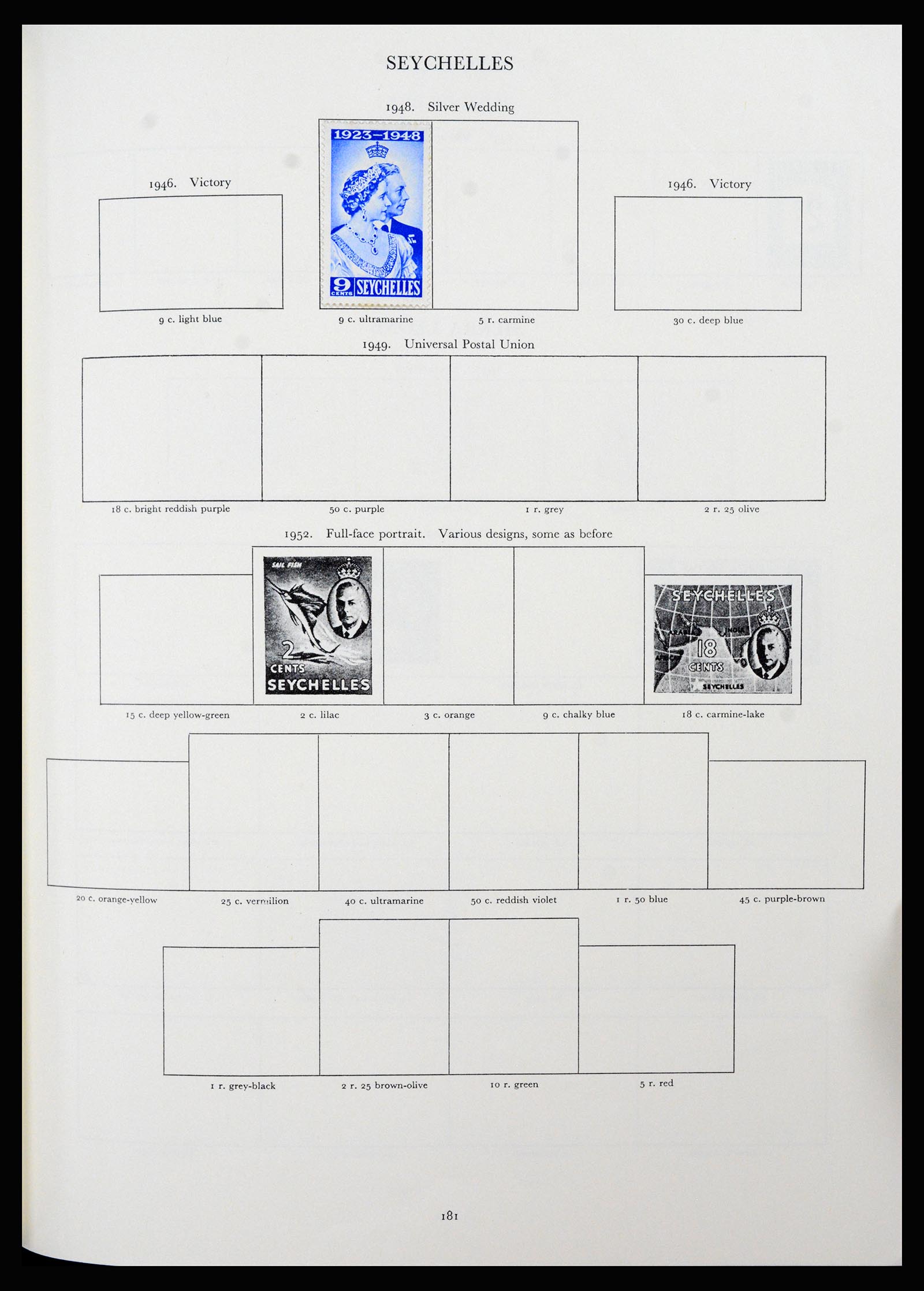 37267 101 - Postzegelverzameling 37267 Engelse koloniën 1937-1951.
