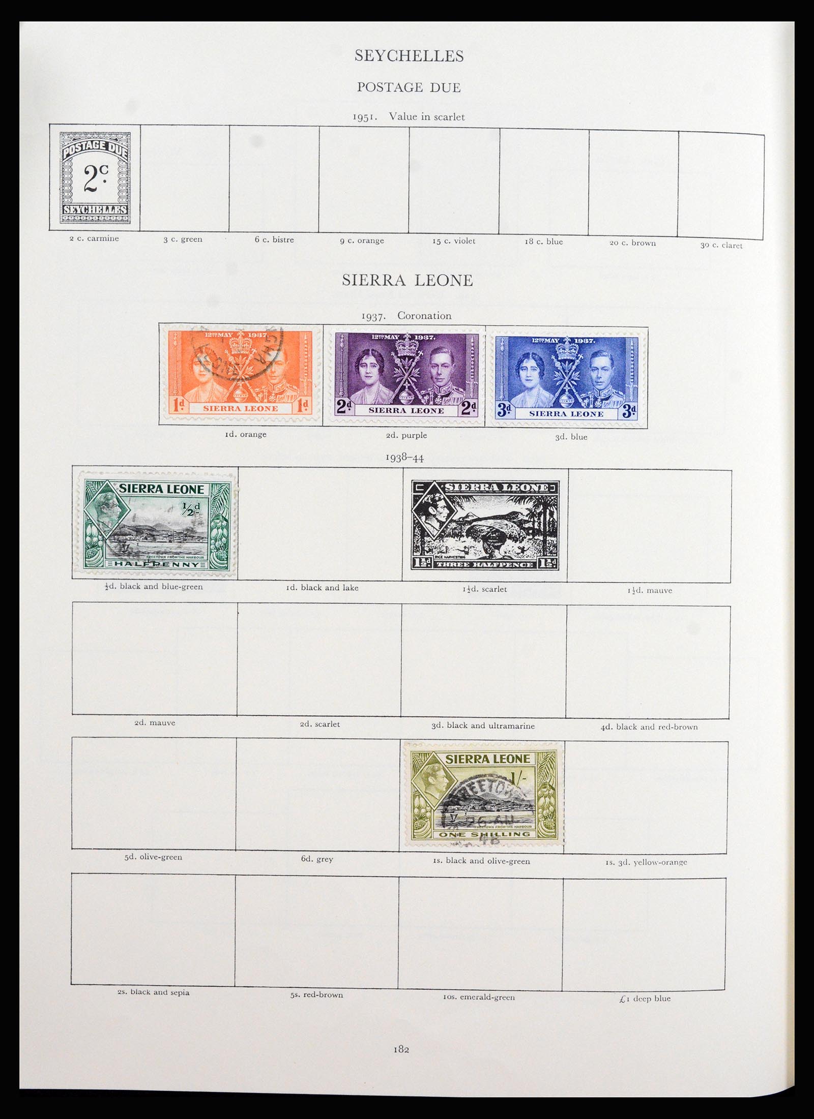 37267 102 - Postzegelverzameling 37267 Engelse koloniën 1937-1951.