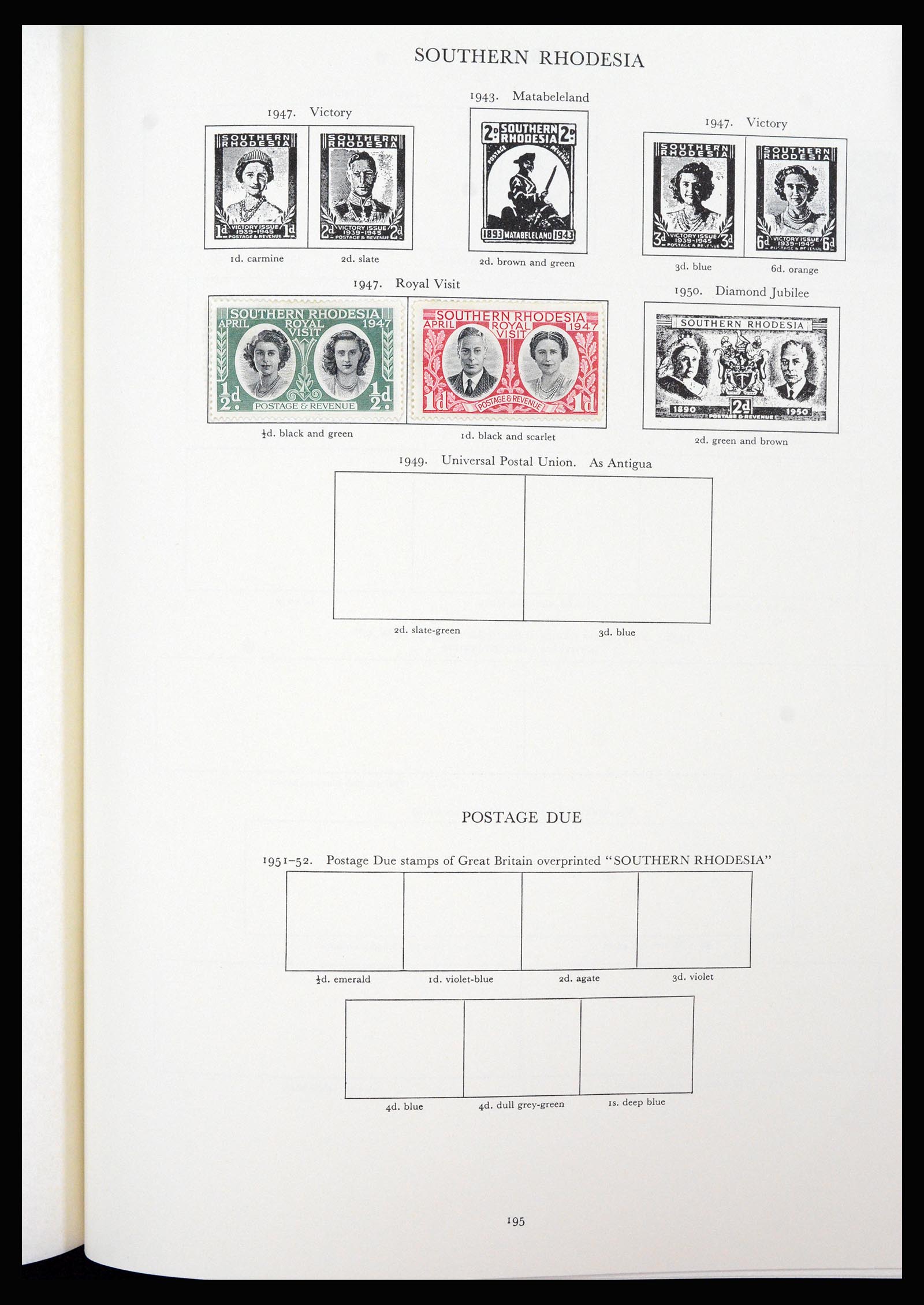 37267 109 - Postzegelverzameling 37267 Engelse koloniën 1937-1951.