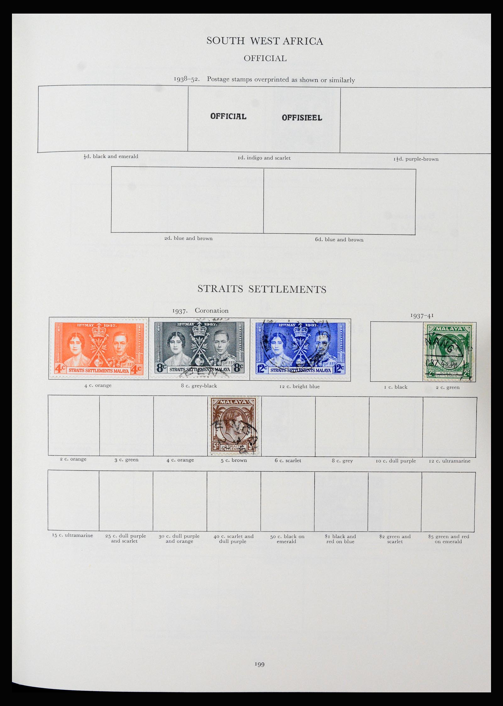 37267 111 - Postzegelverzameling 37267 Engelse koloniën 1937-1951.
