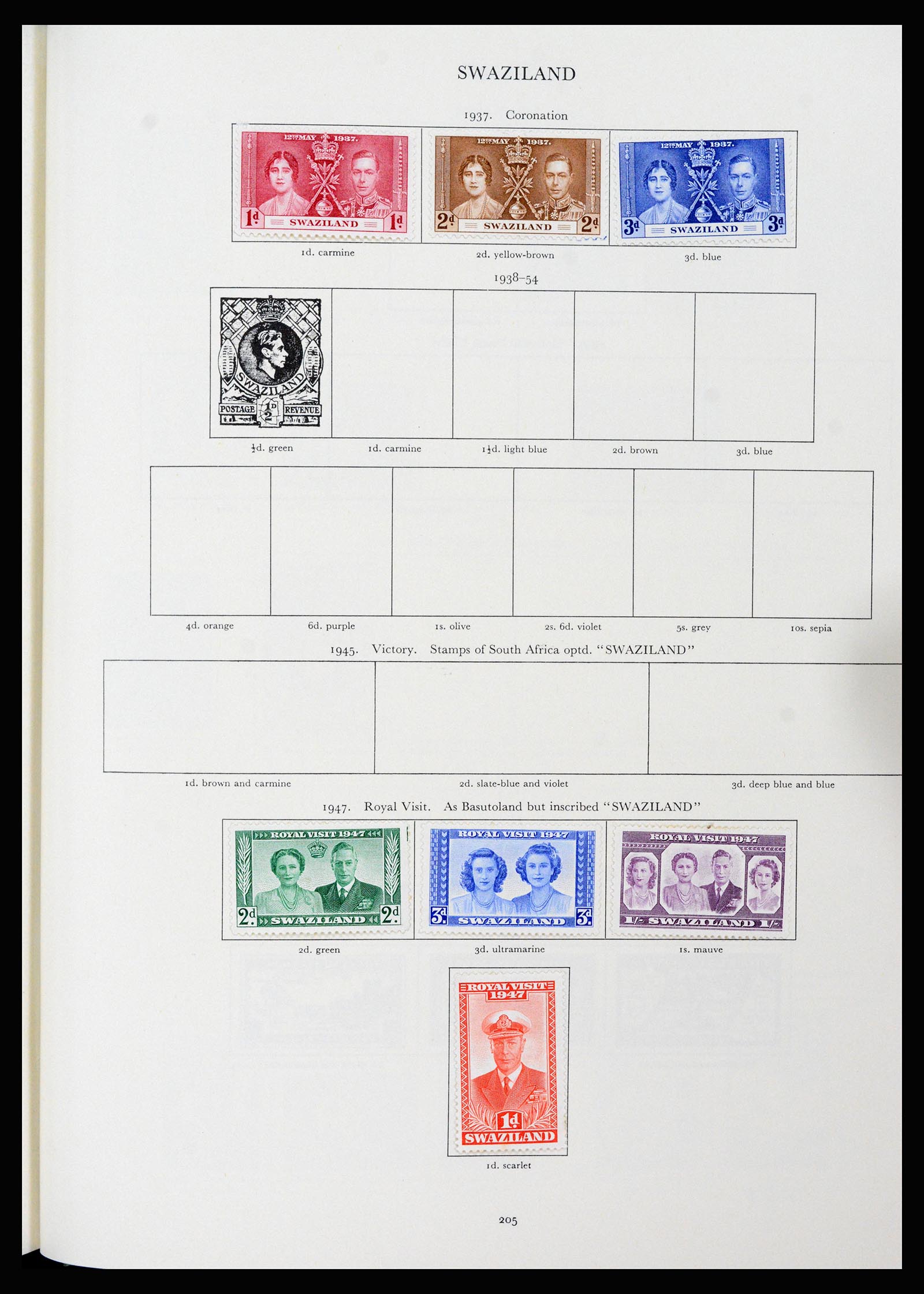37267 112 - Postzegelverzameling 37267 Engelse koloniën 1937-1951.