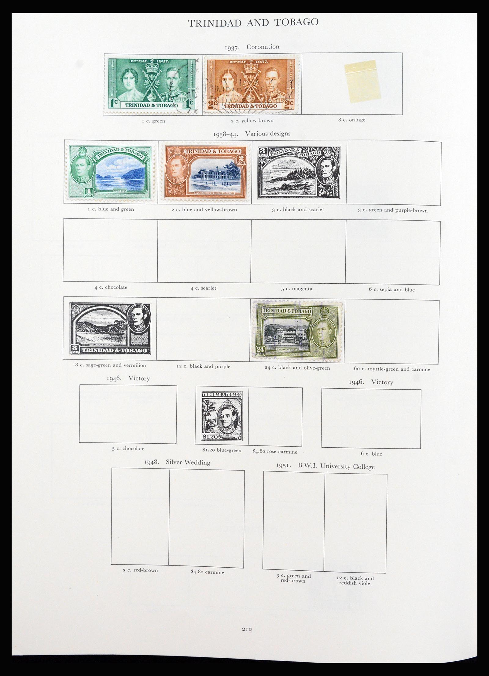 37267 113 - Postzegelverzameling 37267 Engelse koloniën 1937-1951.