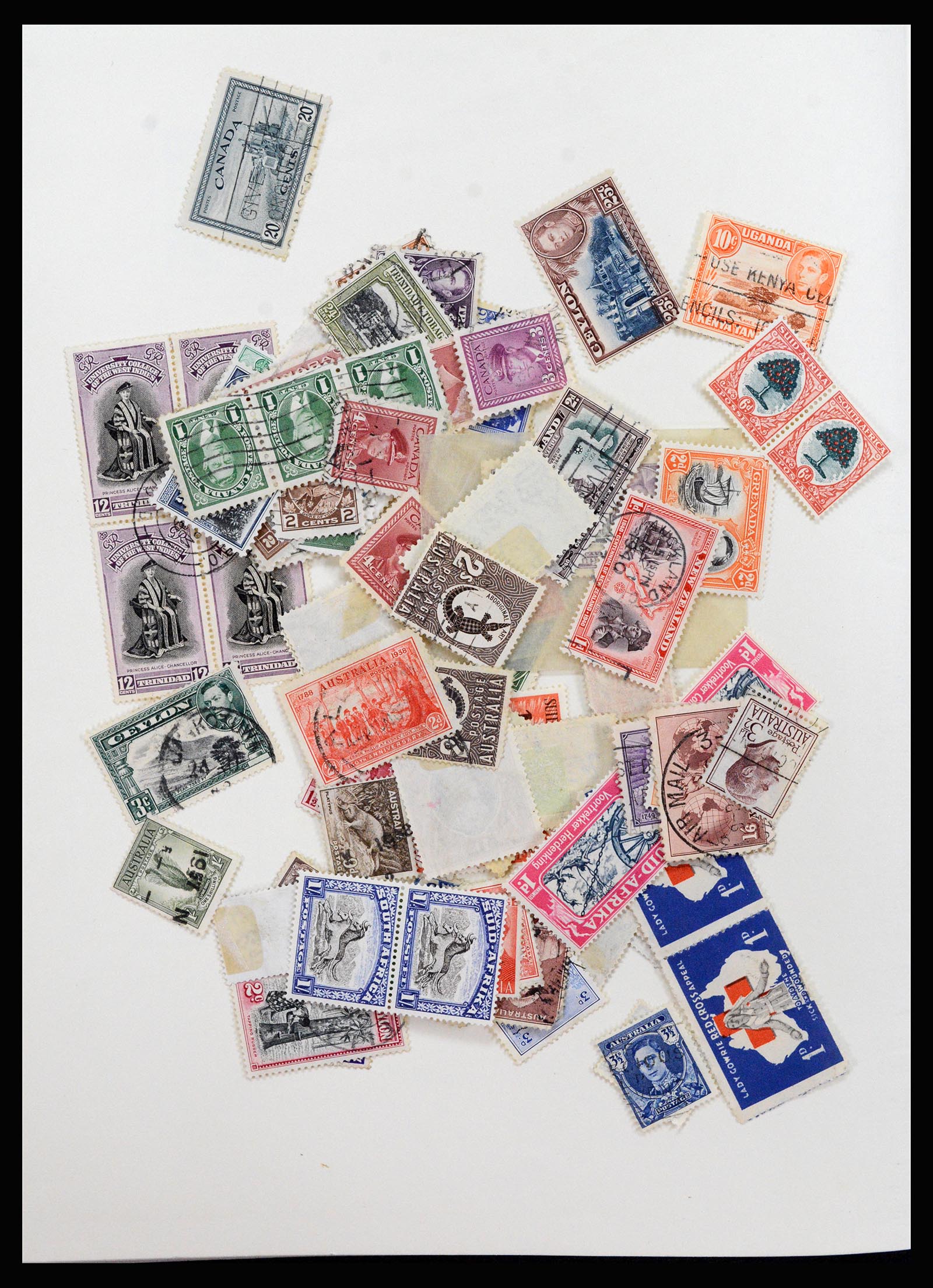 37267 117 - Postzegelverzameling 37267 Engelse koloniën 1937-1951.