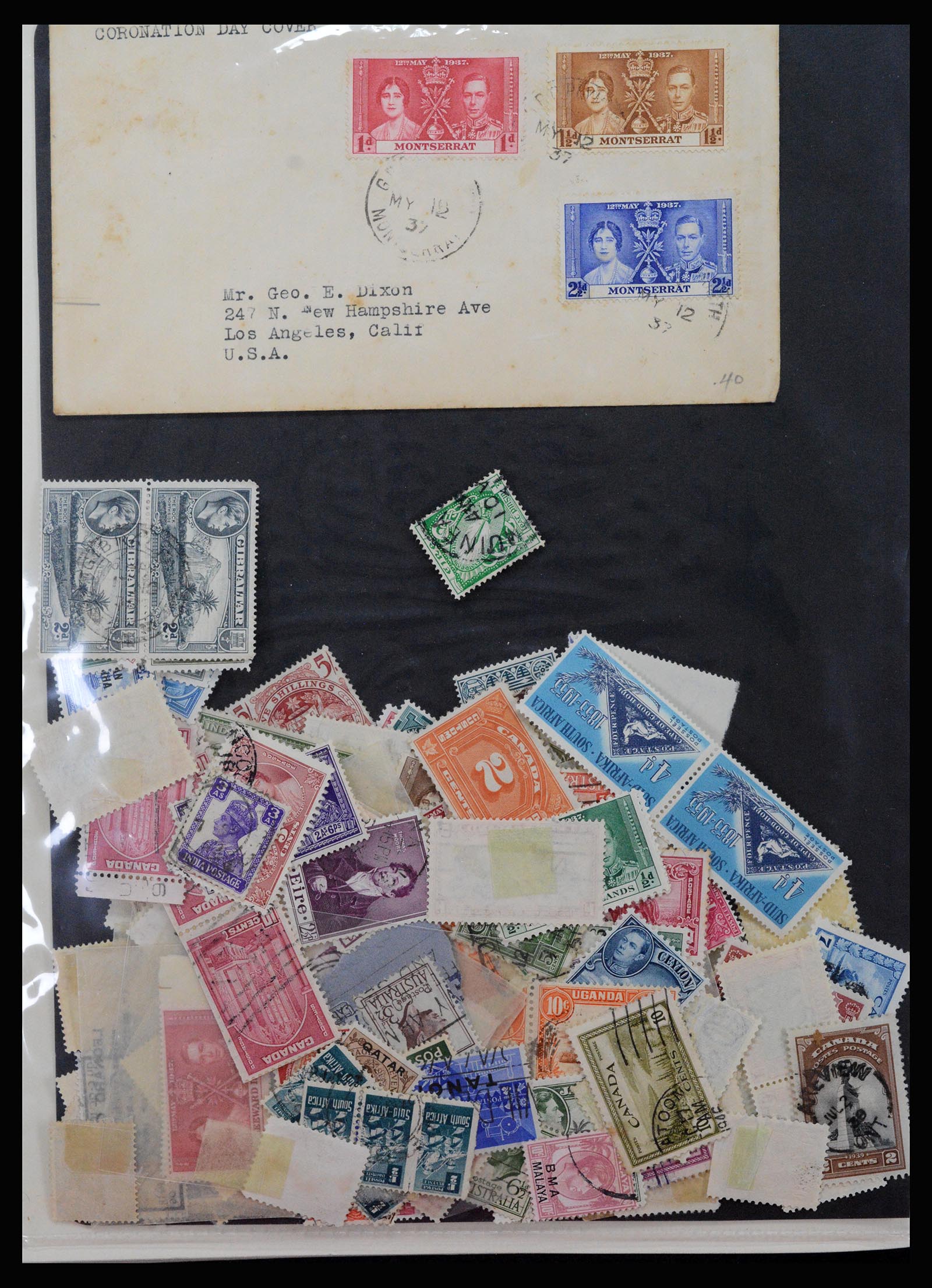 37267 118 - Postzegelverzameling 37267 Engelse koloniën 1937-1951.