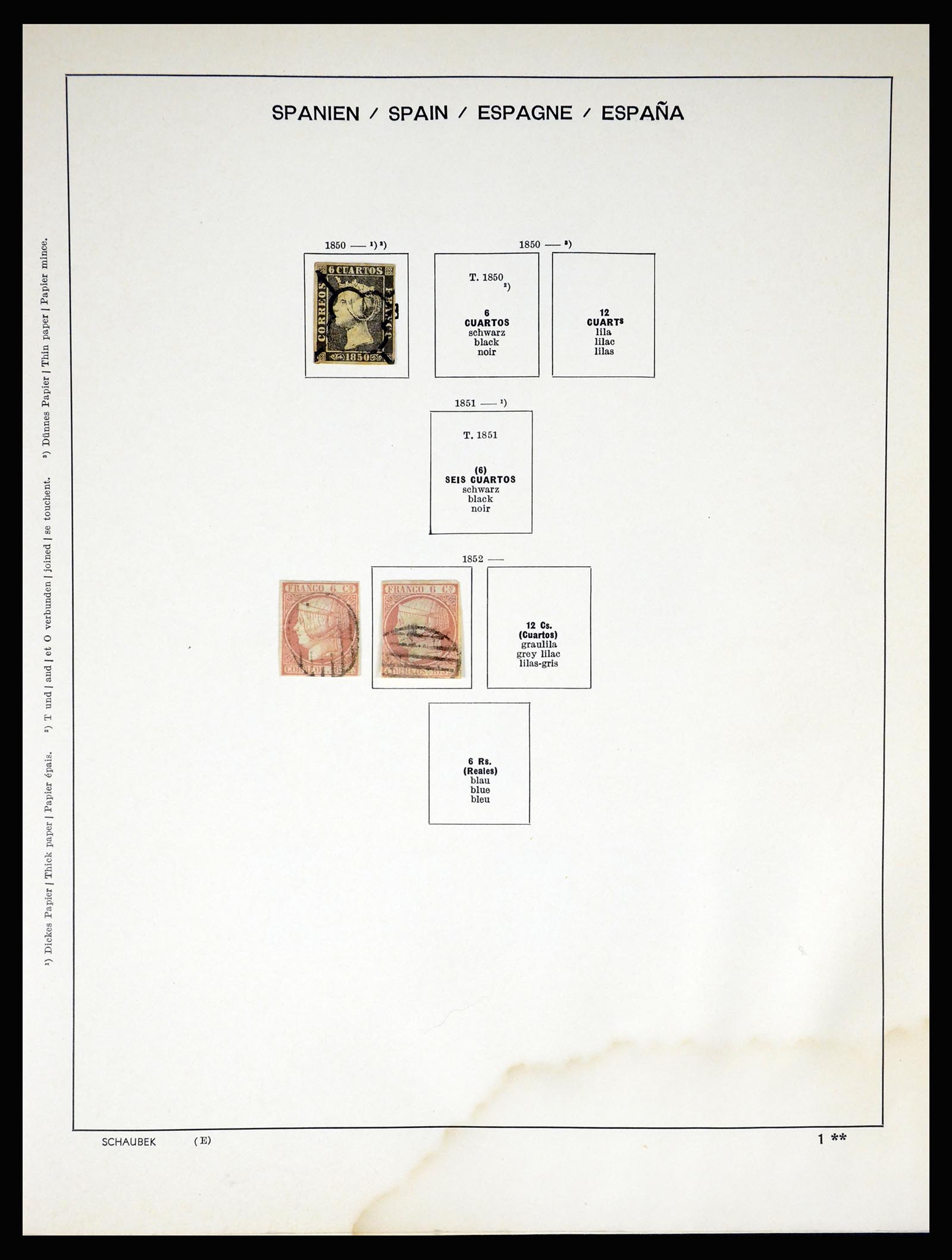 37268 002 - Postzegelverzameling 37268 Spanje 1850-1991.