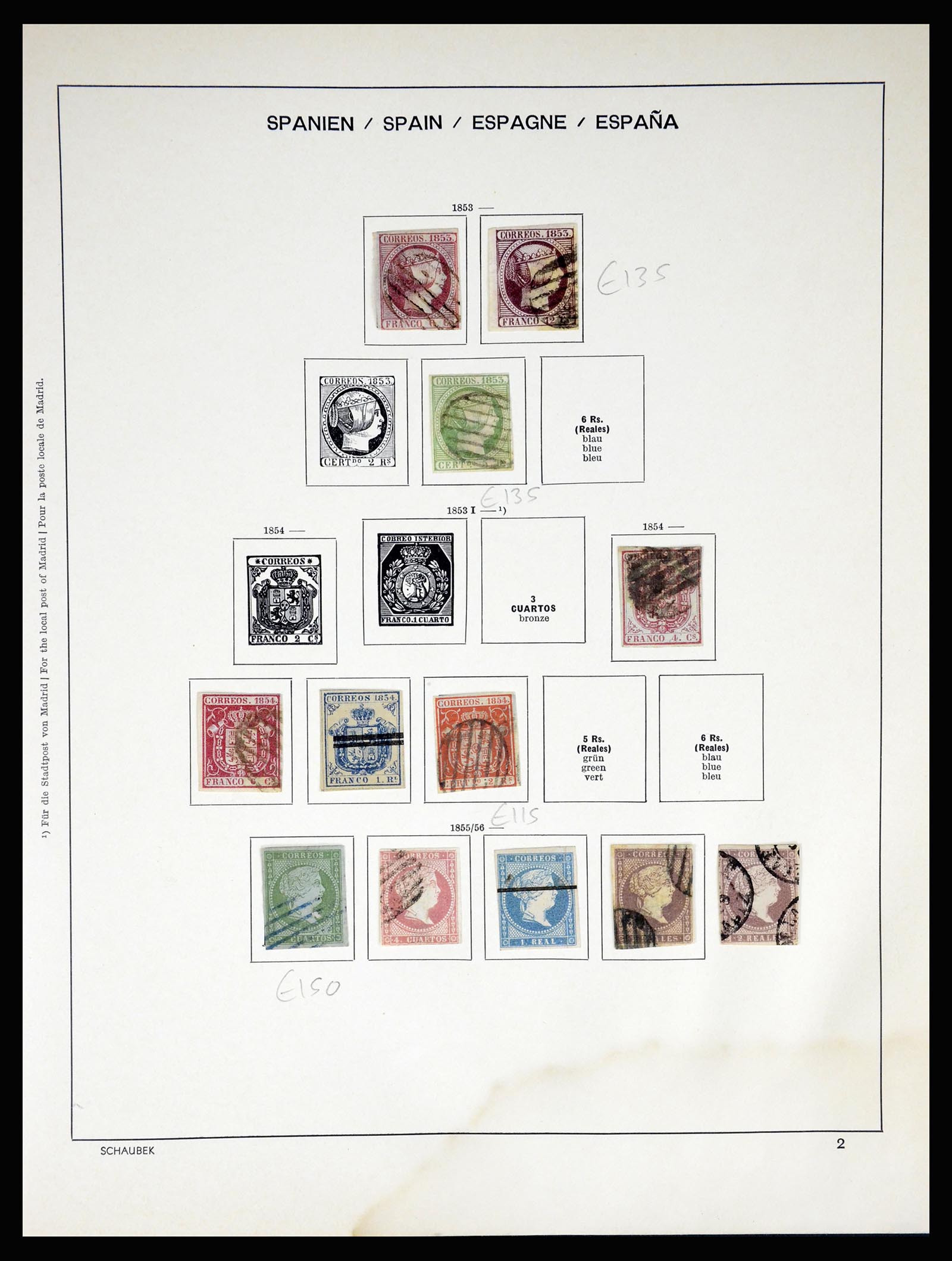 37268 003 - Postzegelverzameling 37268 Spanje 1850-1991.