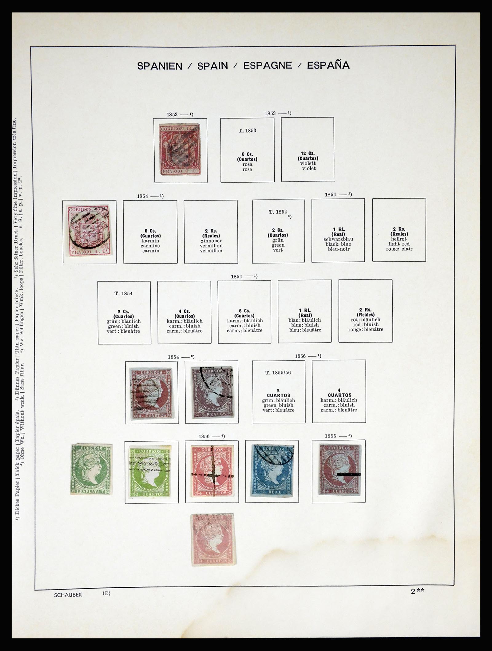 37268 005 - Postzegelverzameling 37268 Spanje 1850-1991.