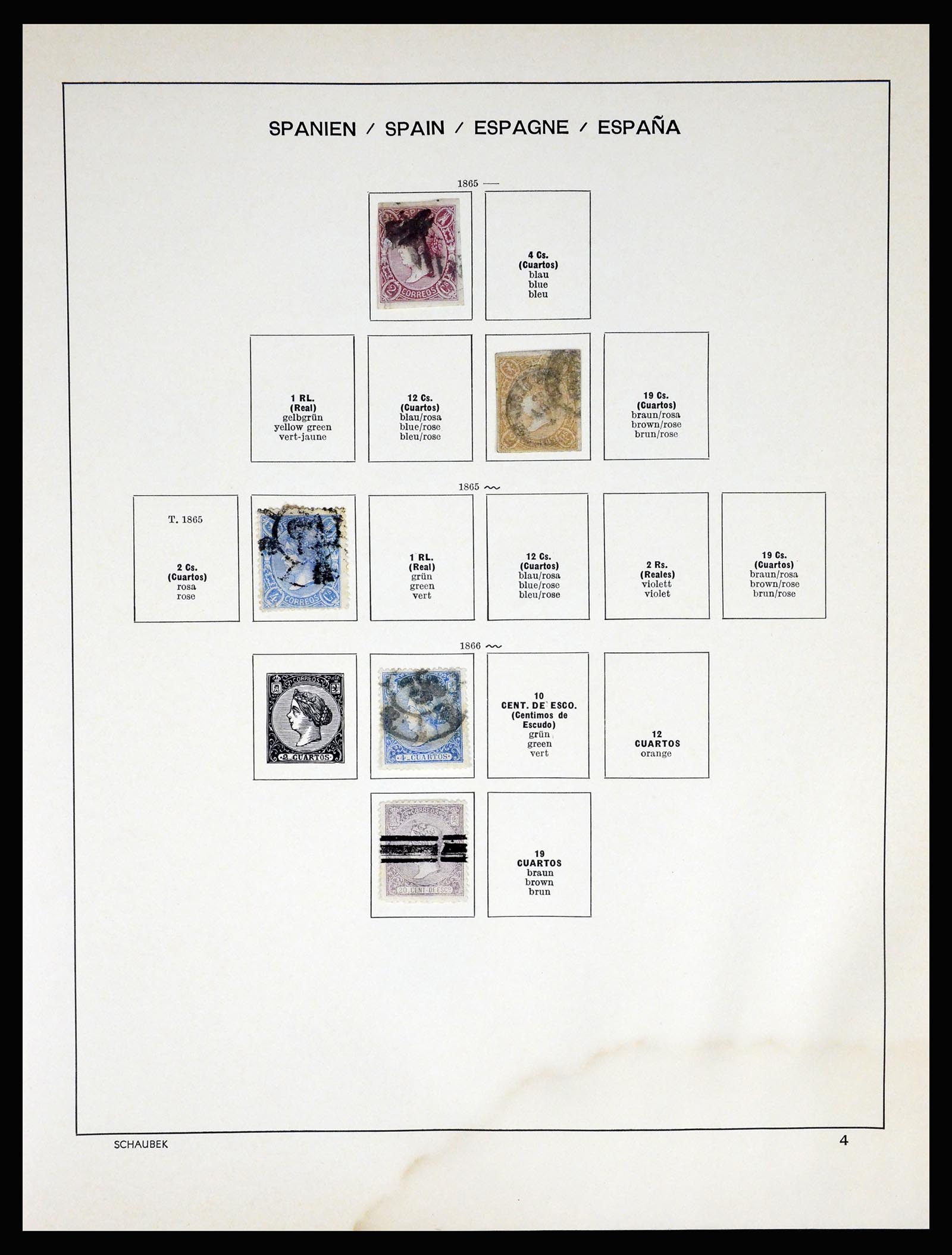 37268 007 - Postzegelverzameling 37268 Spanje 1850-1991.