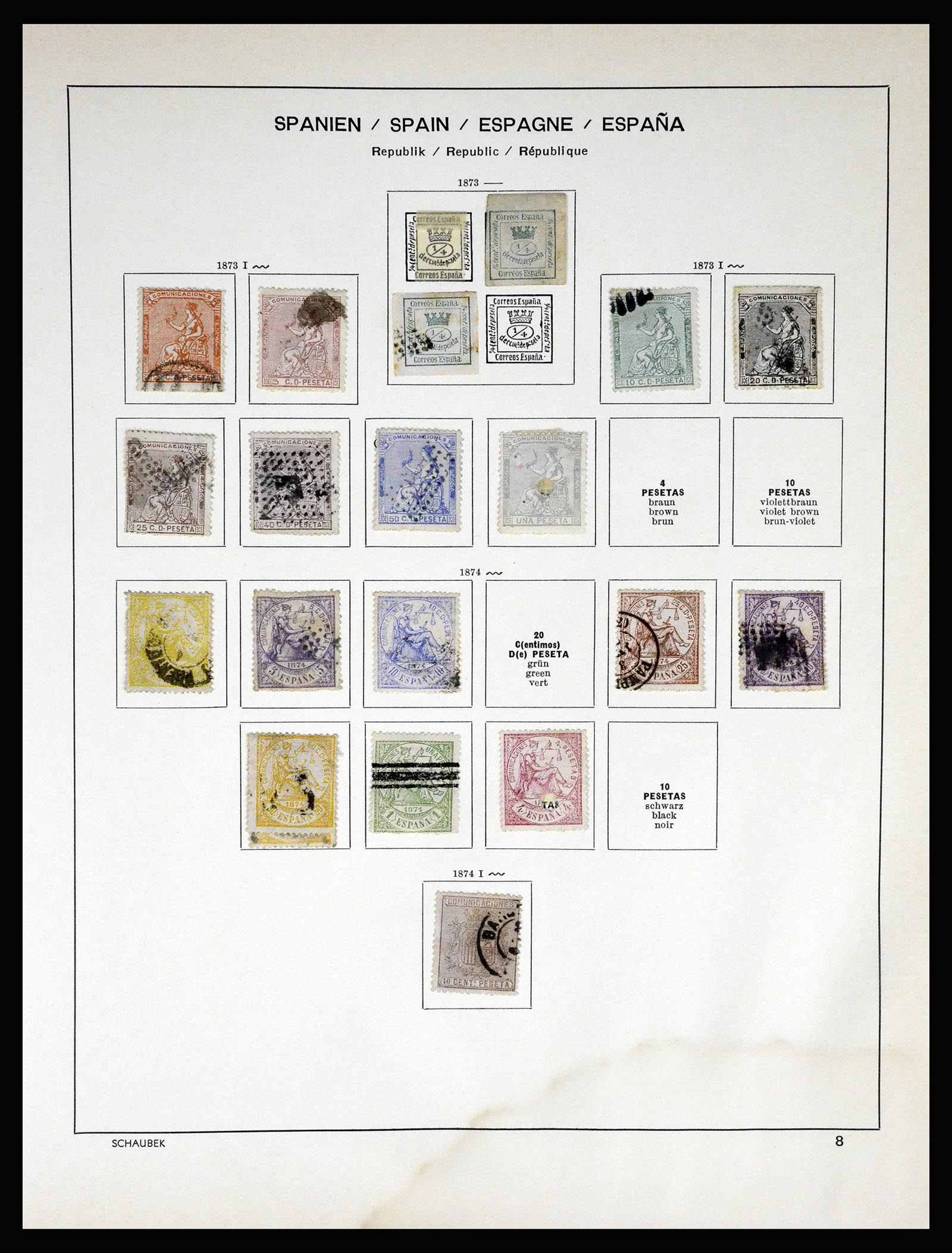 37268 011 - Postzegelverzameling 37268 Spanje 1850-1991.