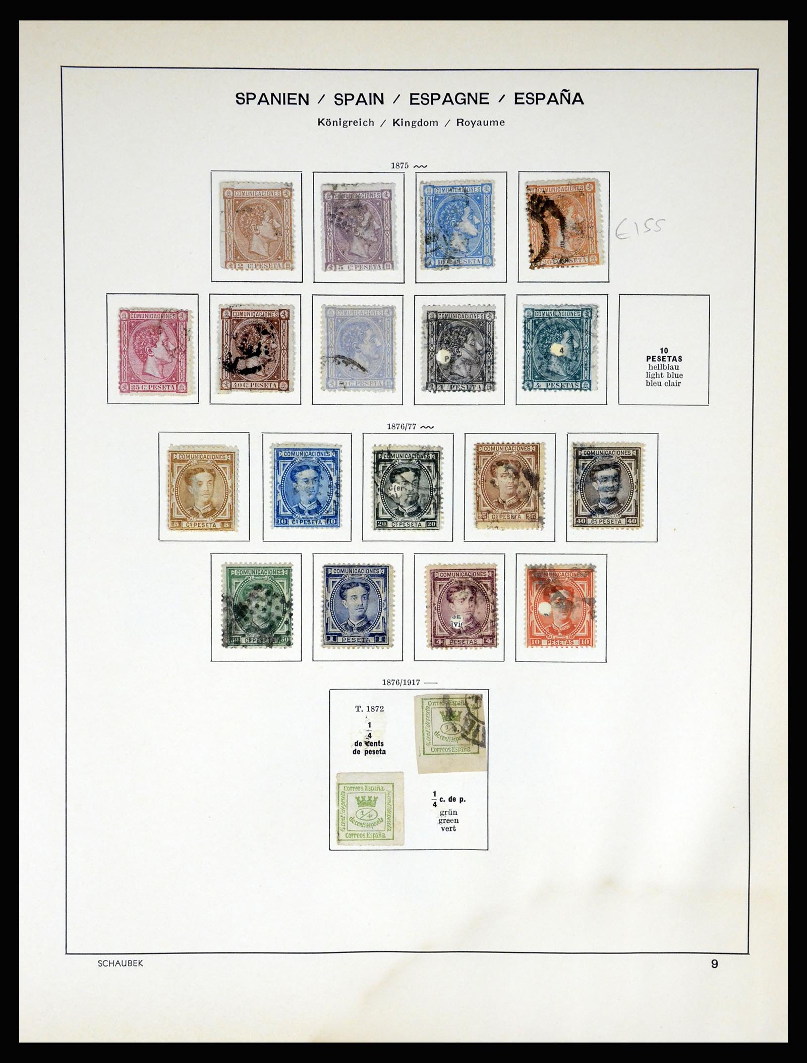 37268 013 - Postzegelverzameling 37268 Spanje 1850-1991.