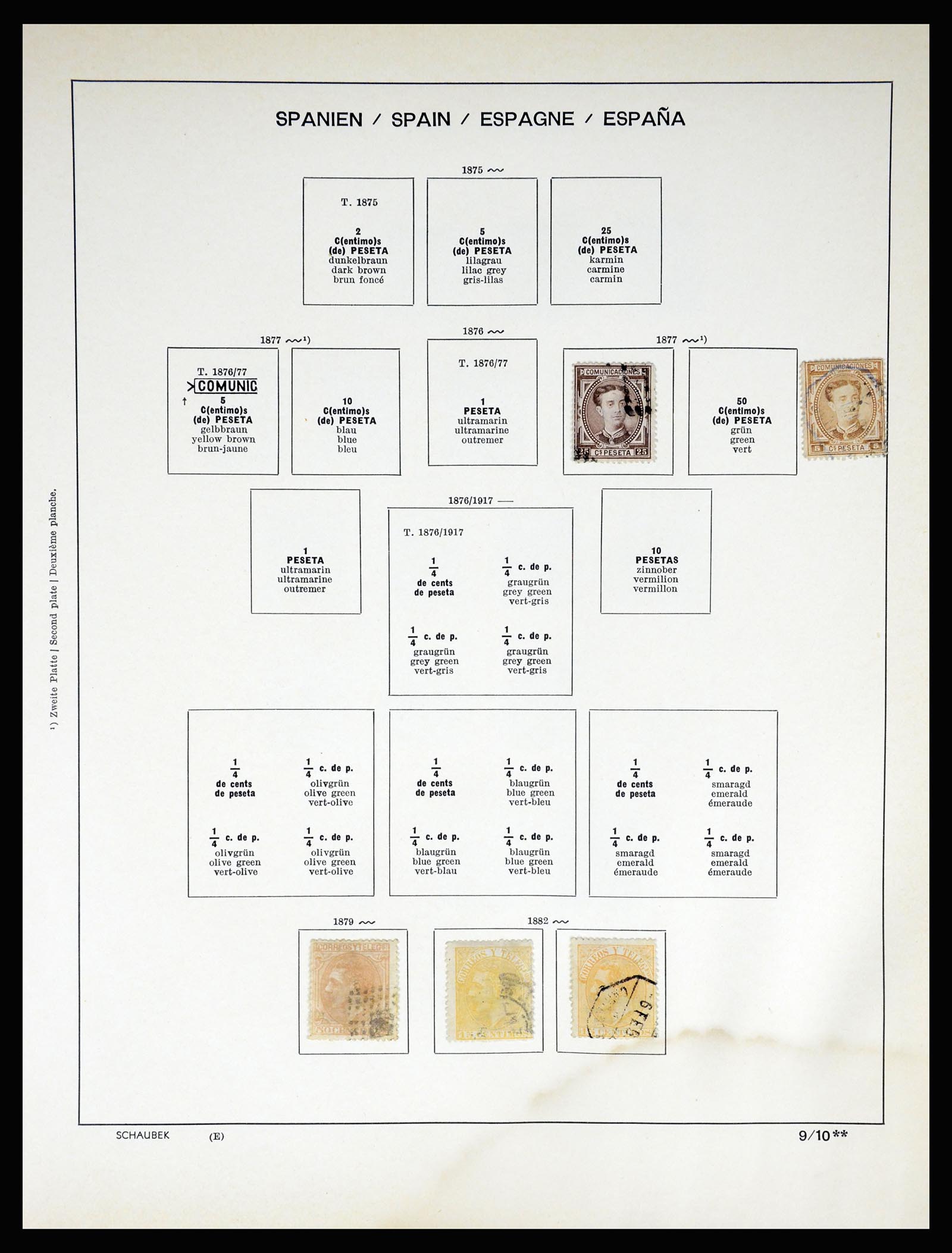 37268 015 - Postzegelverzameling 37268 Spanje 1850-1991.