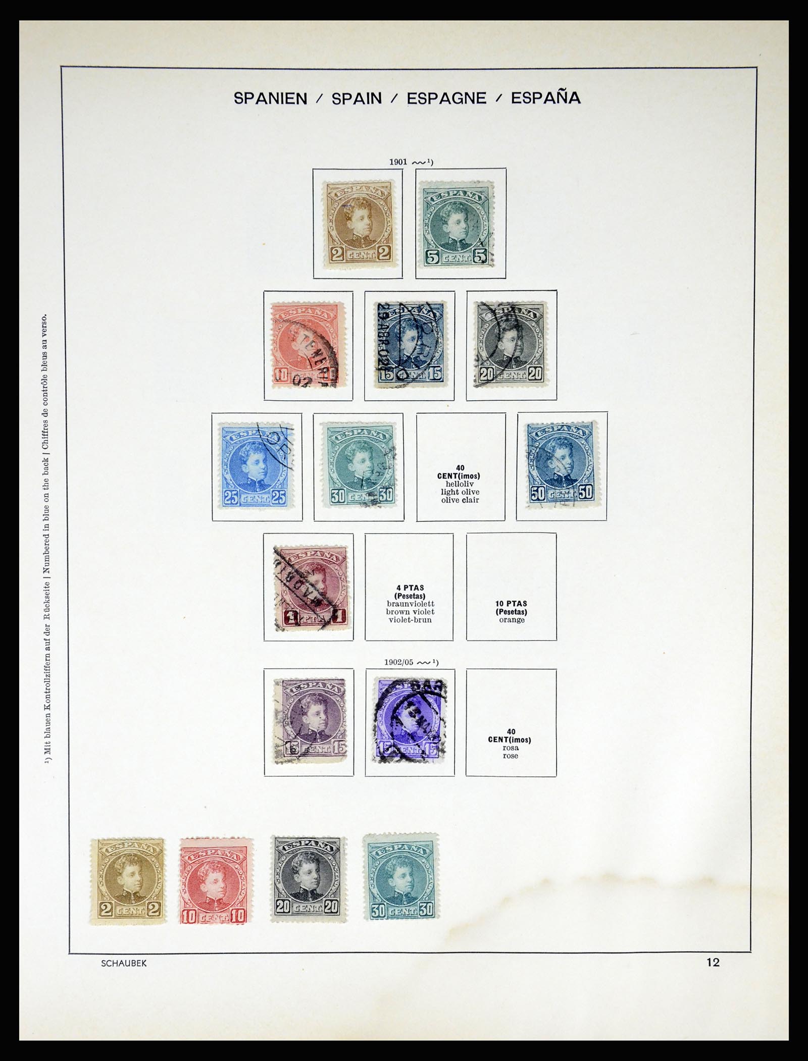 37268 017 - Postzegelverzameling 37268 Spanje 1850-1991.