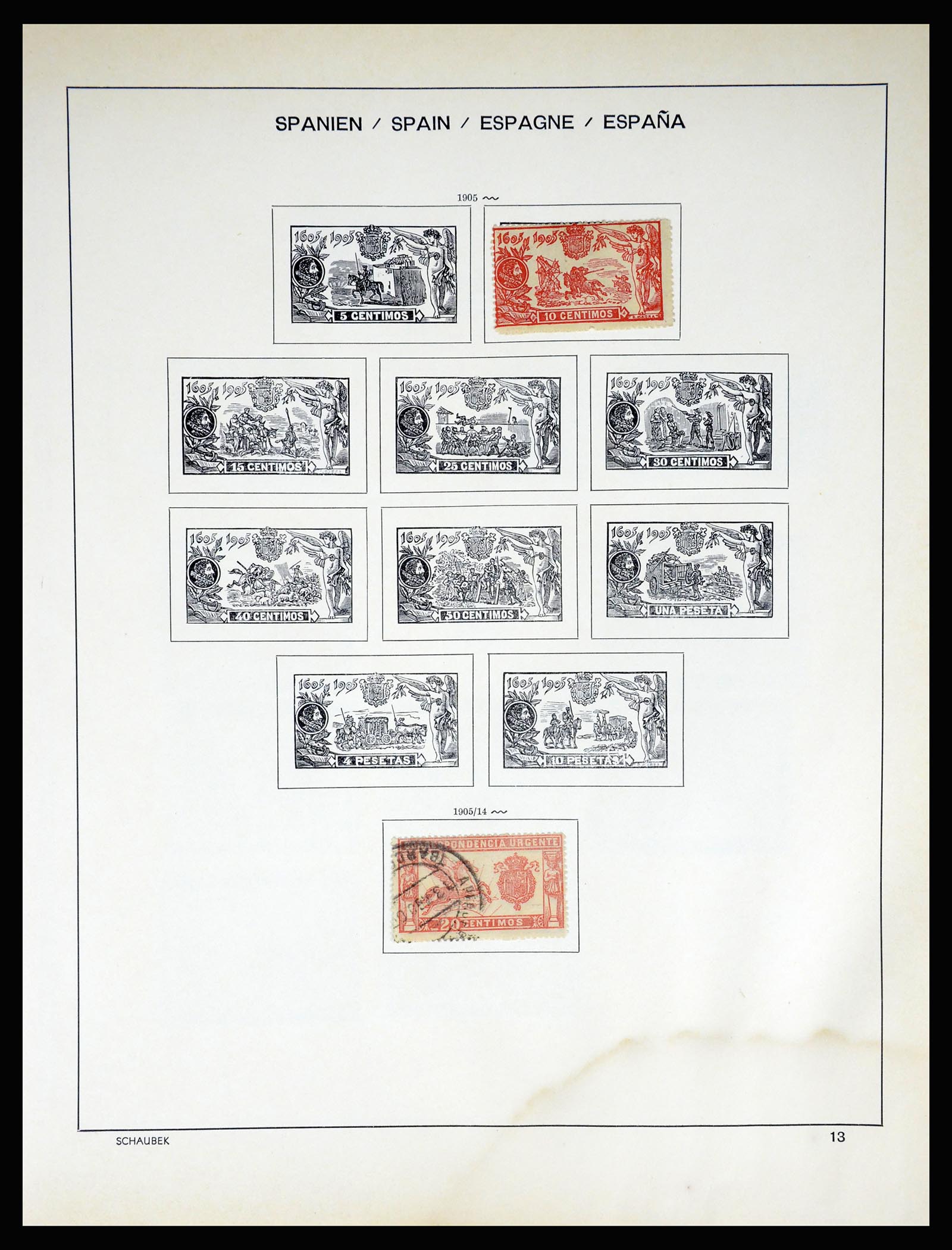 37268 018 - Postzegelverzameling 37268 Spanje 1850-1991.