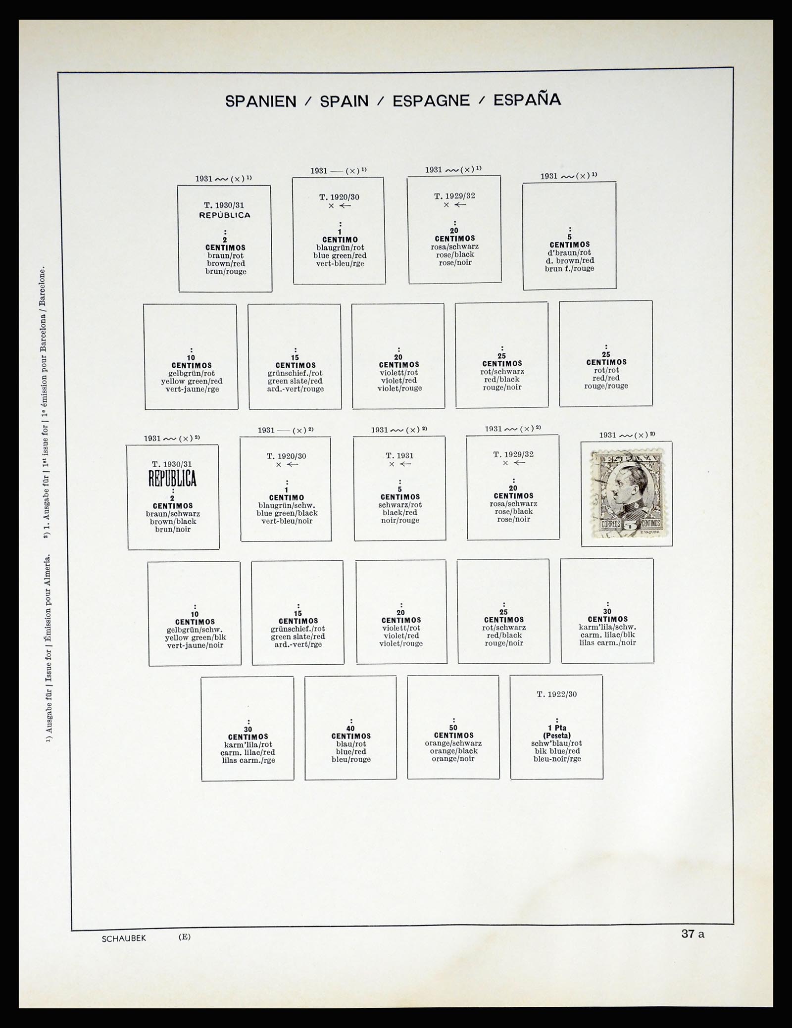 37268 035 - Postzegelverzameling 37268 Spanje 1850-1991.