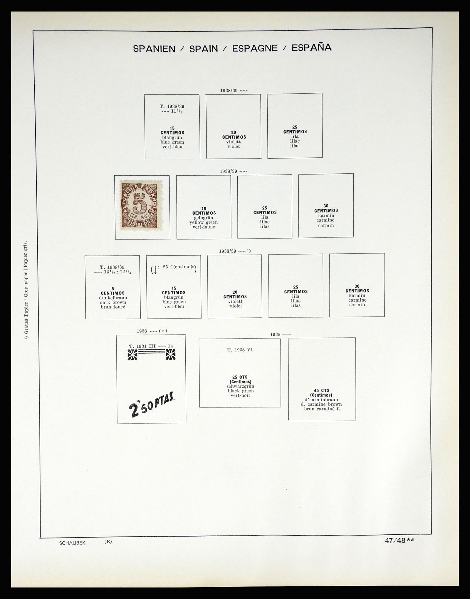 37268 046 - Postzegelverzameling 37268 Spanje 1850-1991.