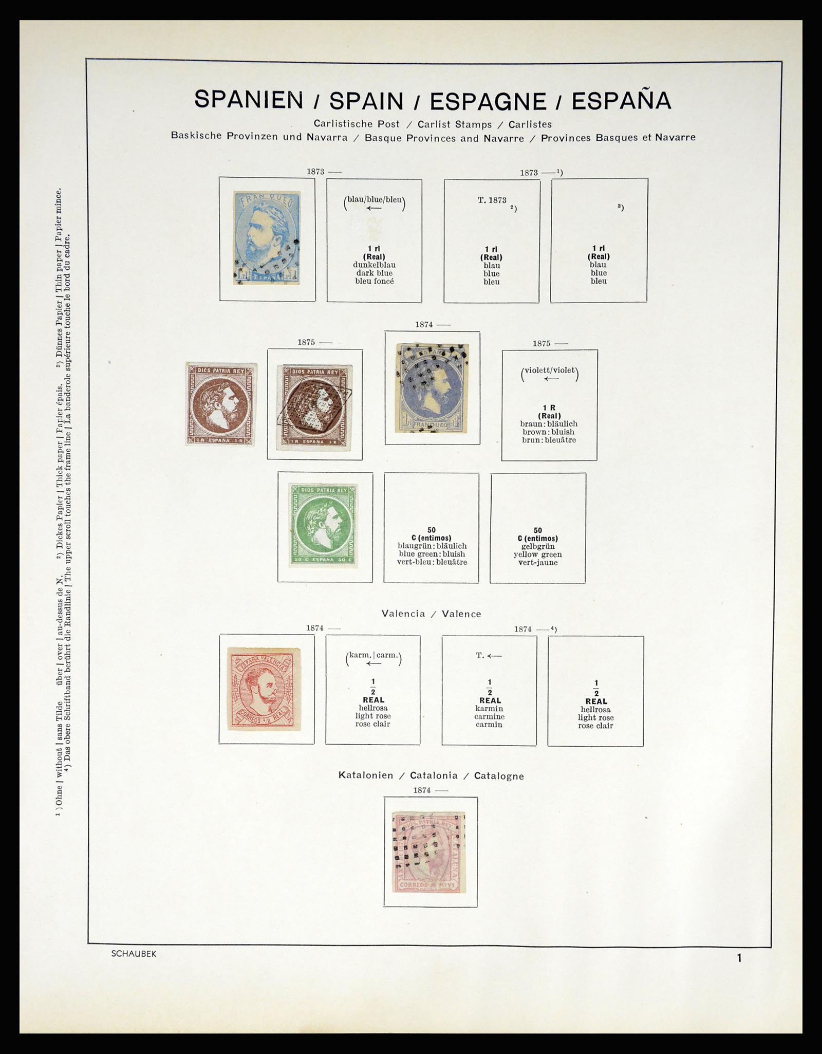 37268 047 - Postzegelverzameling 37268 Spanje 1850-1991.