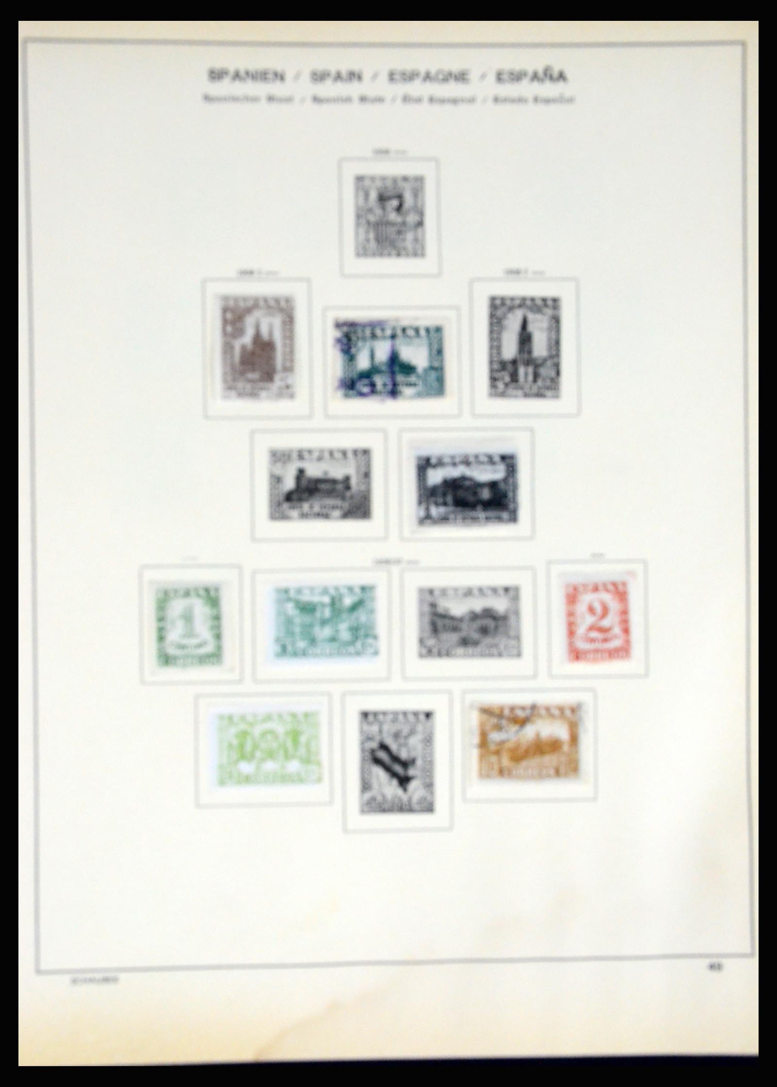 37268 050 - Postzegelverzameling 37268 Spanje 1850-1991.