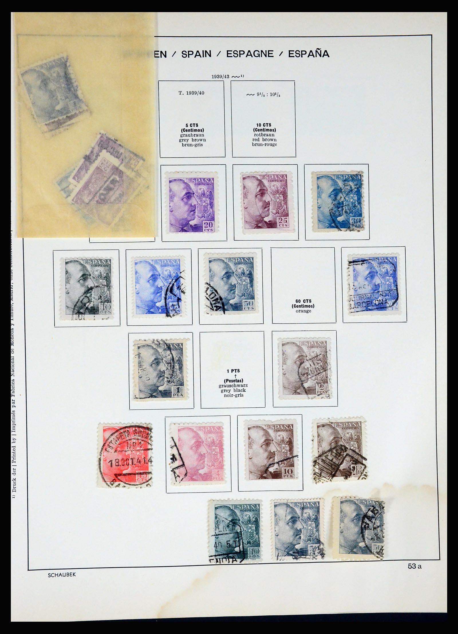 37268 055 - Postzegelverzameling 37268 Spanje 1850-1991.